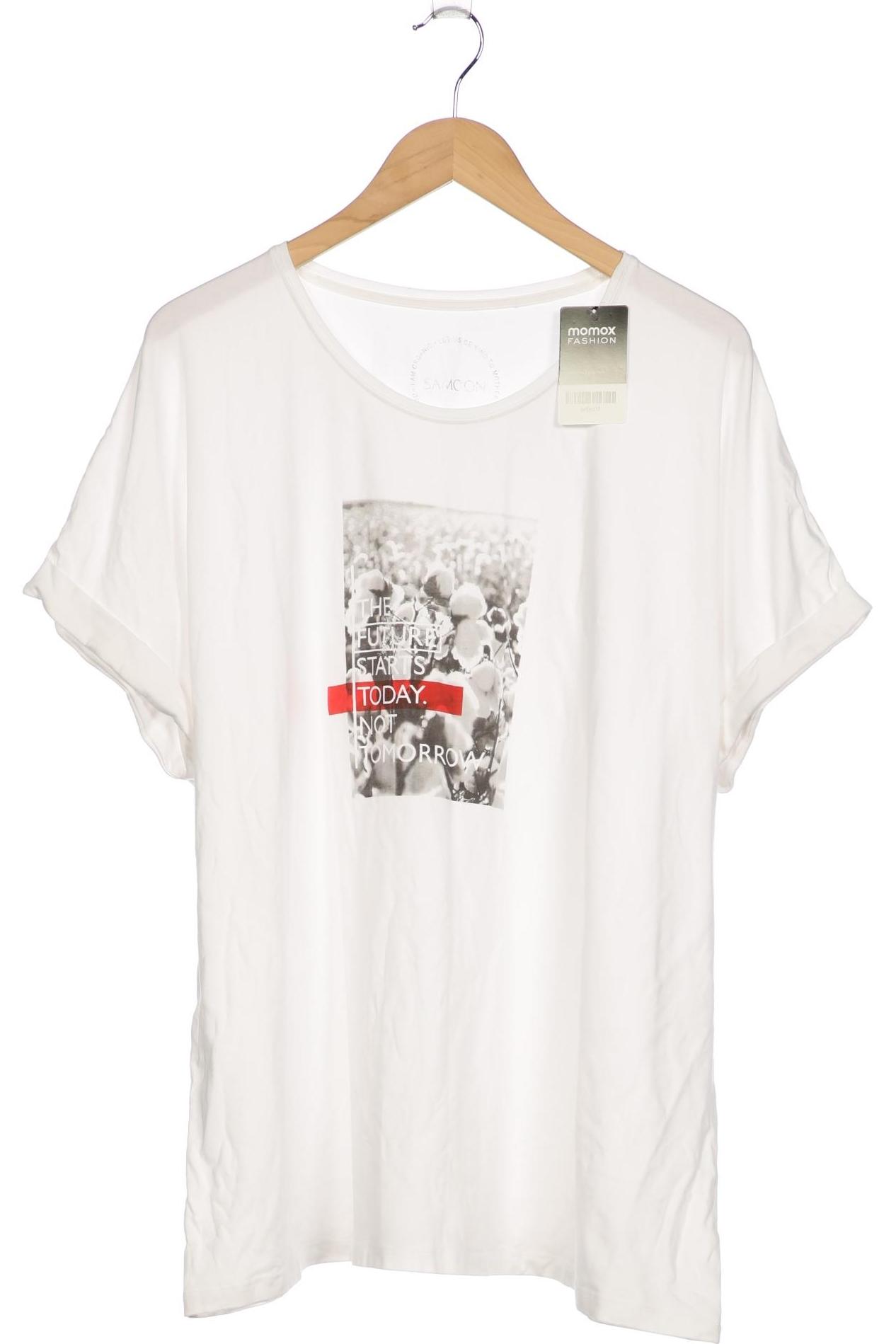 

Samoon by Gerry Weber Damen T-Shirt, weiß, Gr. 48