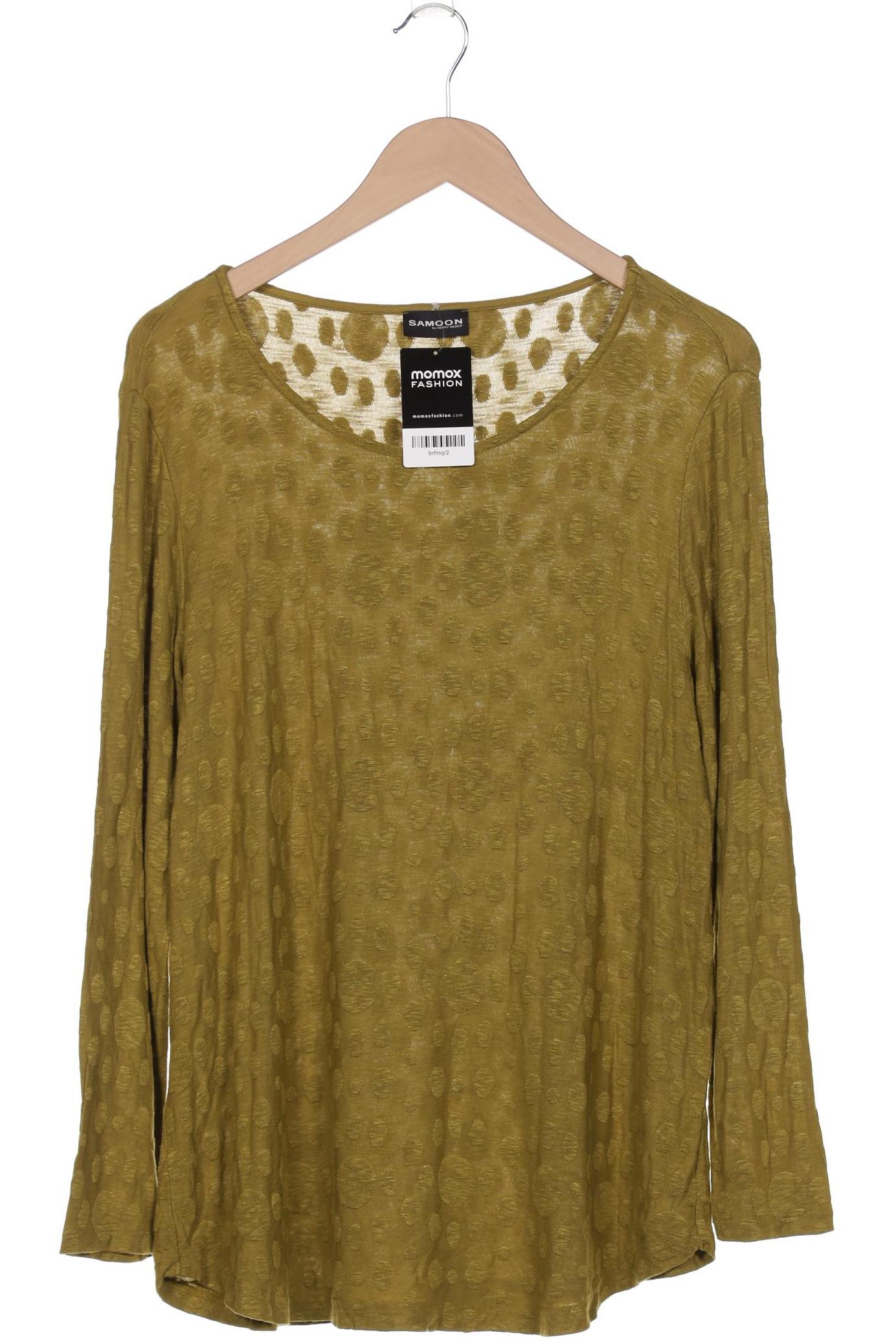 

Samoon by Gerry Weber Damen Langarmshirt, grün, Gr. 44