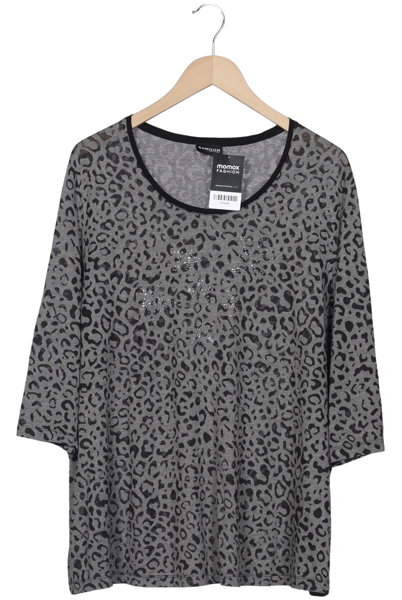 

Samoon by Gerry Weber Damen Langarmshirt, grau, Gr. 54