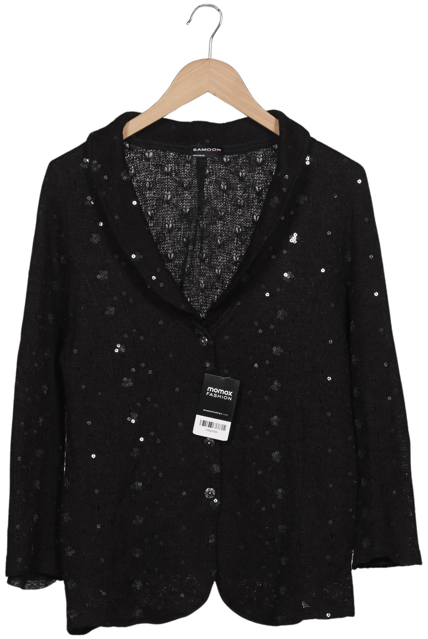 

Samoon by Gerry Weber Damen Strickjacke, schwarz, Gr. 46