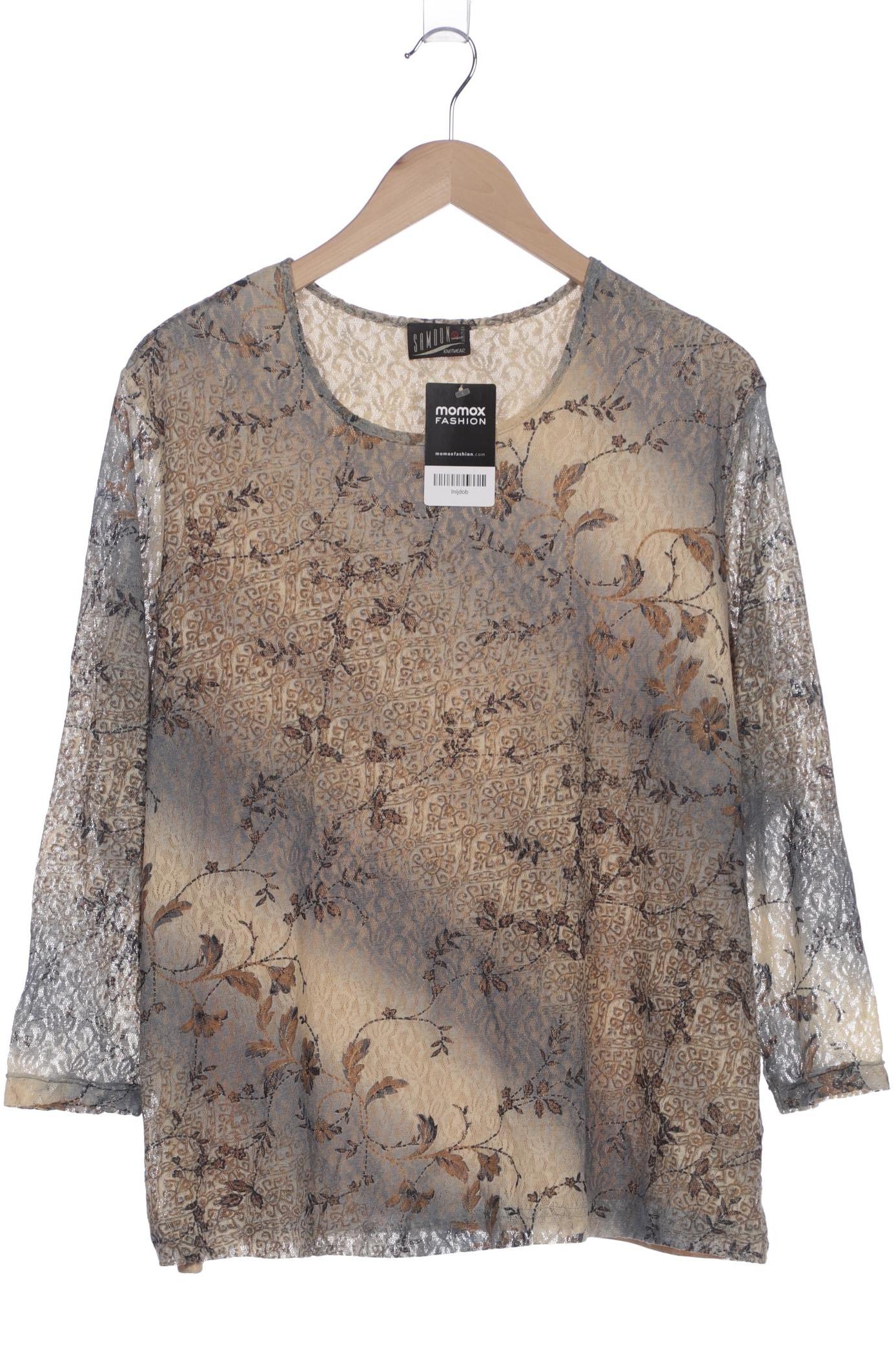 

Samoon by Gerry Weber Damen Langarmshirt, blau, Gr. 48