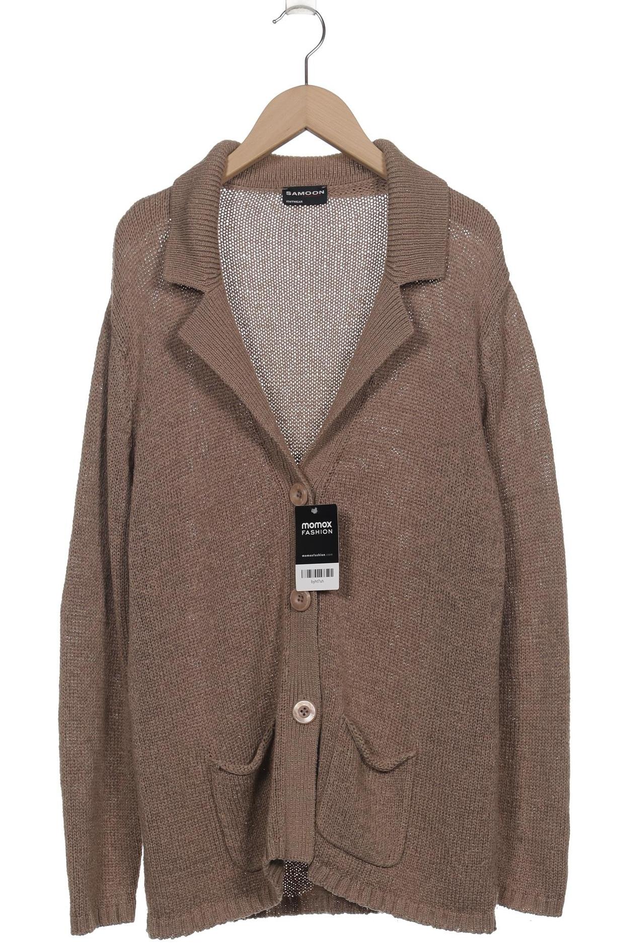 

Samoon by Gerry Weber Damen Strickjacke, beige, Gr. 46
