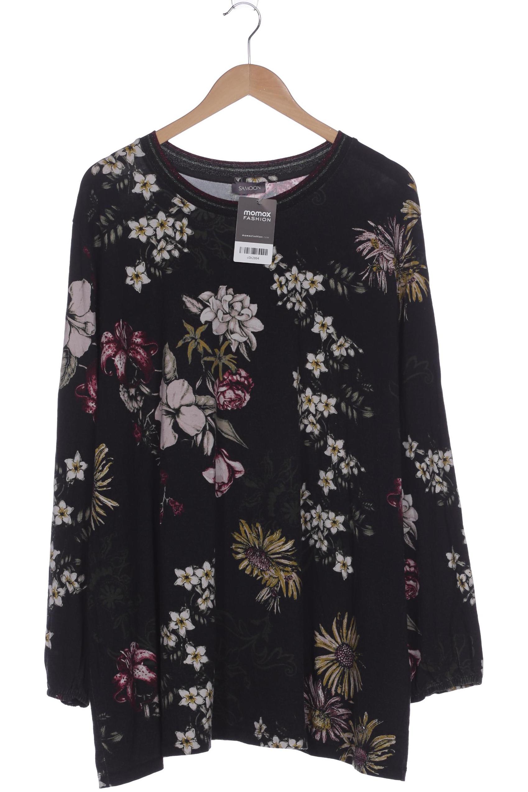 

Samoon by Gerry Weber Damen Langarmshirt, schwarz, Gr. 46