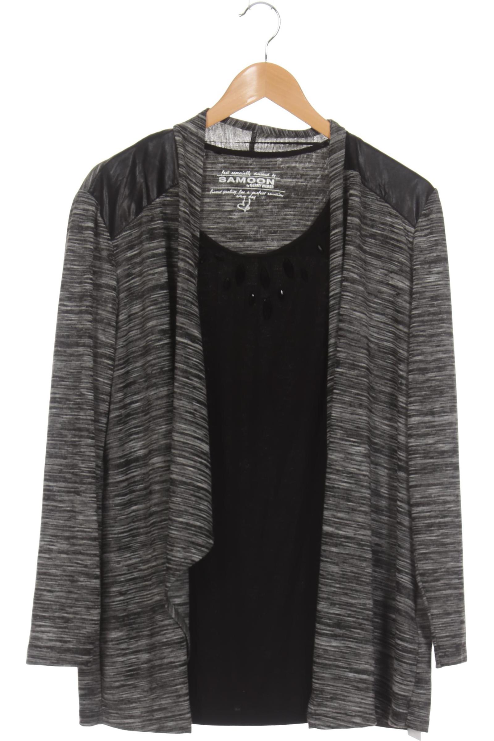 

Samoon by Gerry Weber Damen Langarmshirt, grau, Gr. 46