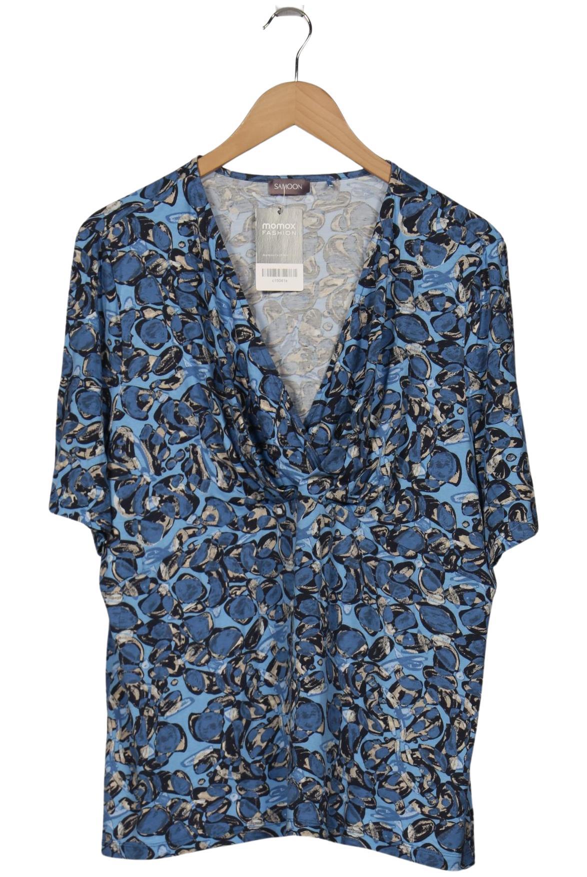 

Samoon by Gerry Weber Damen T-Shirt, blau, Gr. 48