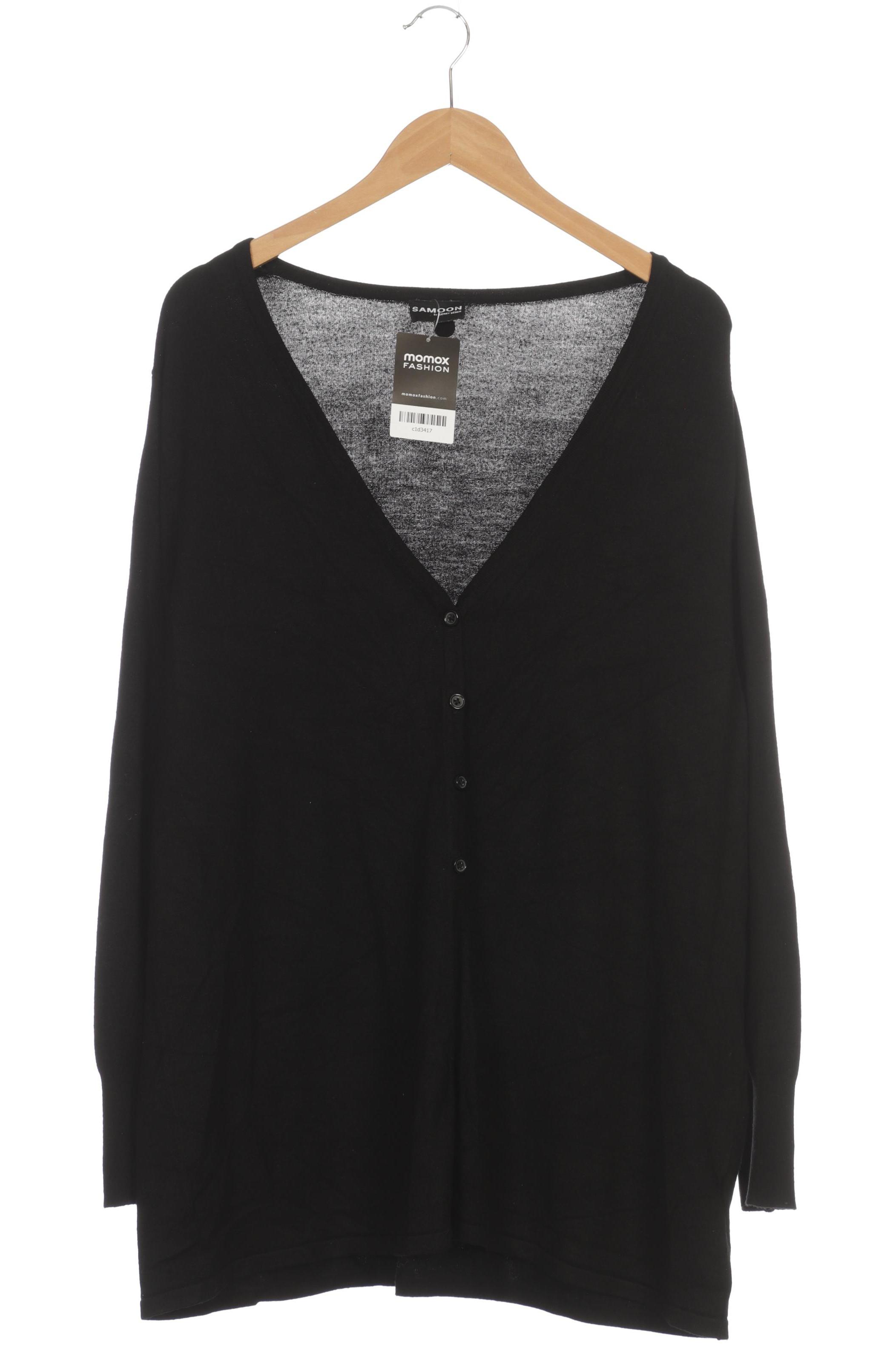 

Samoon by Gerry Weber Damen Strickjacke, schwarz, Gr. 46