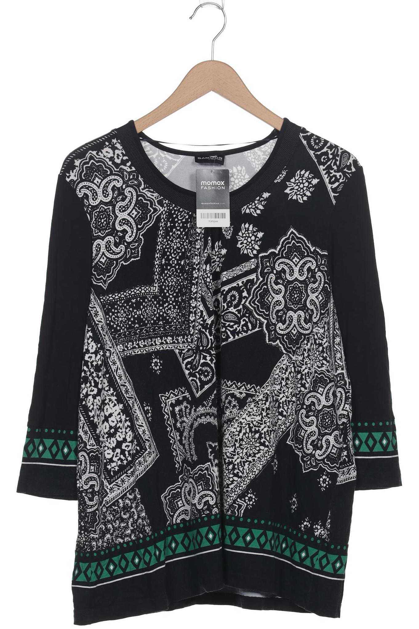 

Samoon by Gerry Weber Damen Langarmshirt, marineblau, Gr. 44