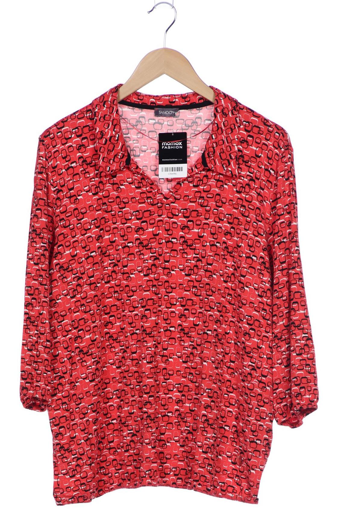 

Samoon by Gerry Weber Damen Langarmshirt, rot, Gr. 46