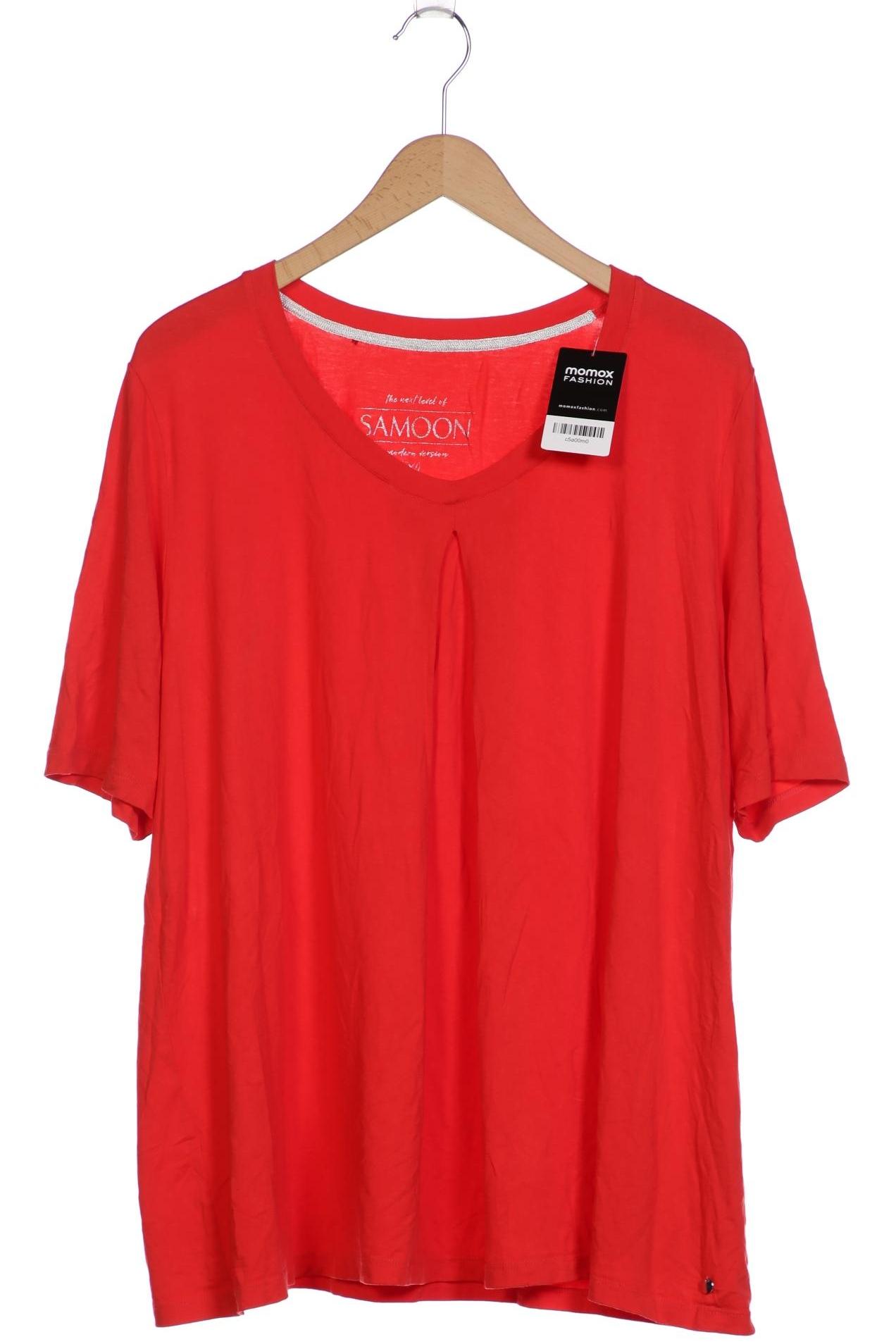 

Samoon by Gerry Weber Damen T-Shirt, rot, Gr. 48