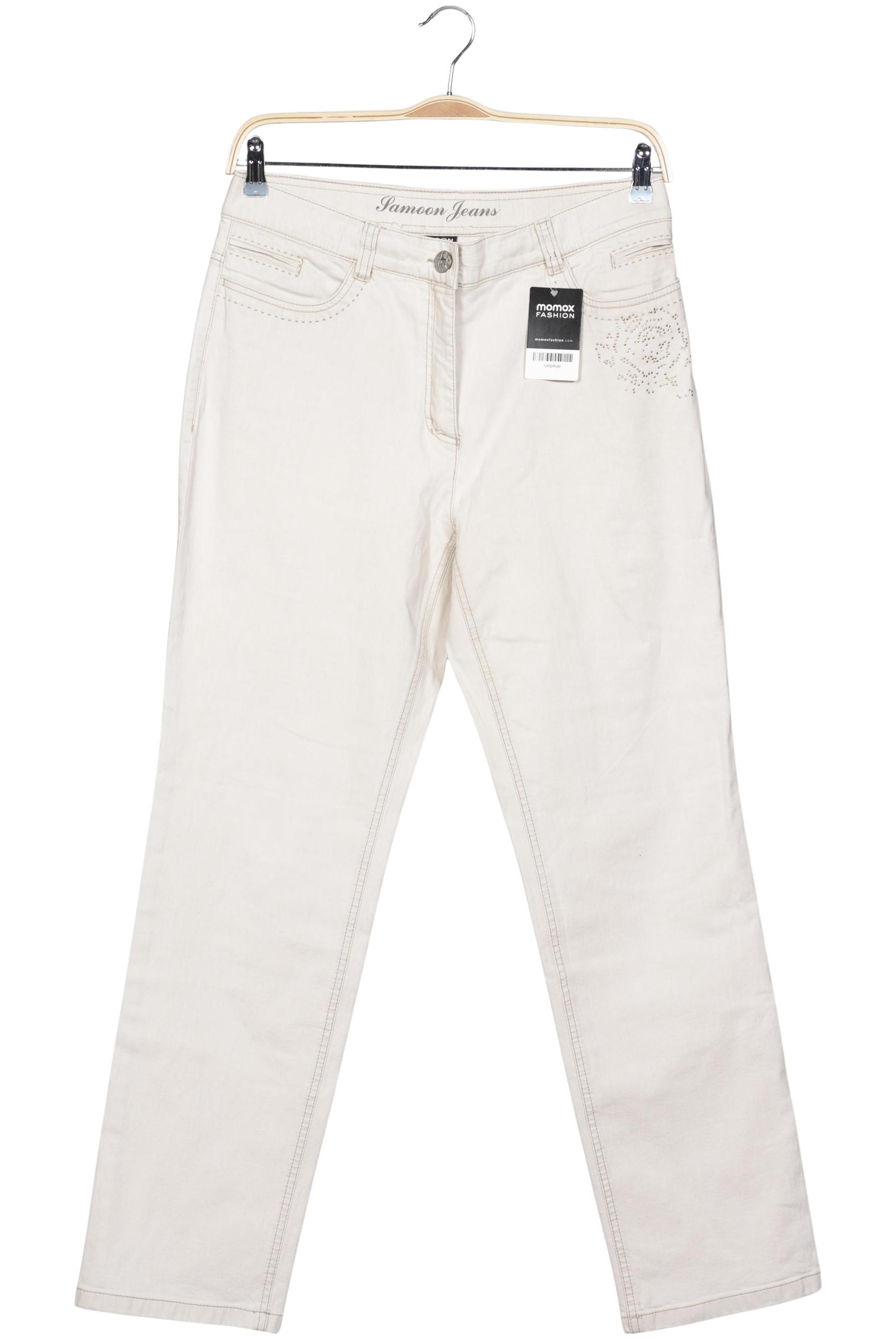 

Samoon by Gerry Weber Damen Stoffhose, cremeweiß, Gr. 42