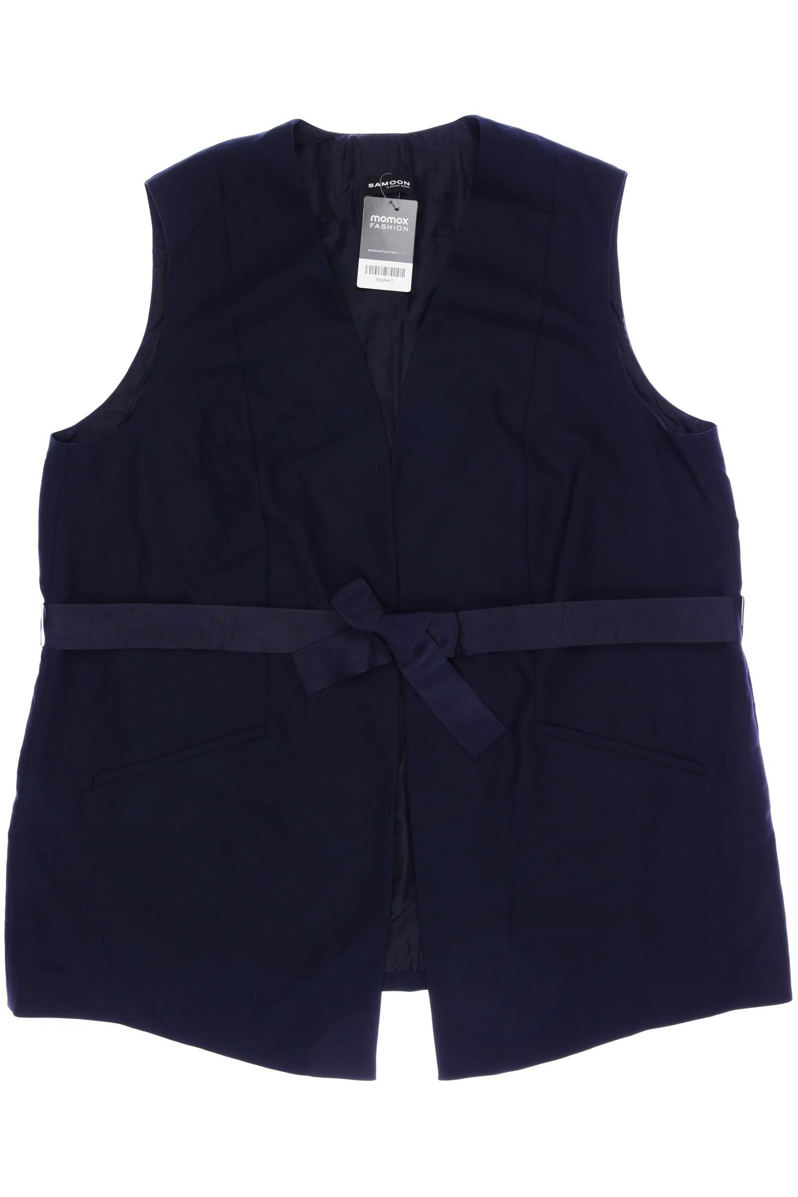 

Samoon by Gerry Weber Damen Weste, marineblau, Gr. 48