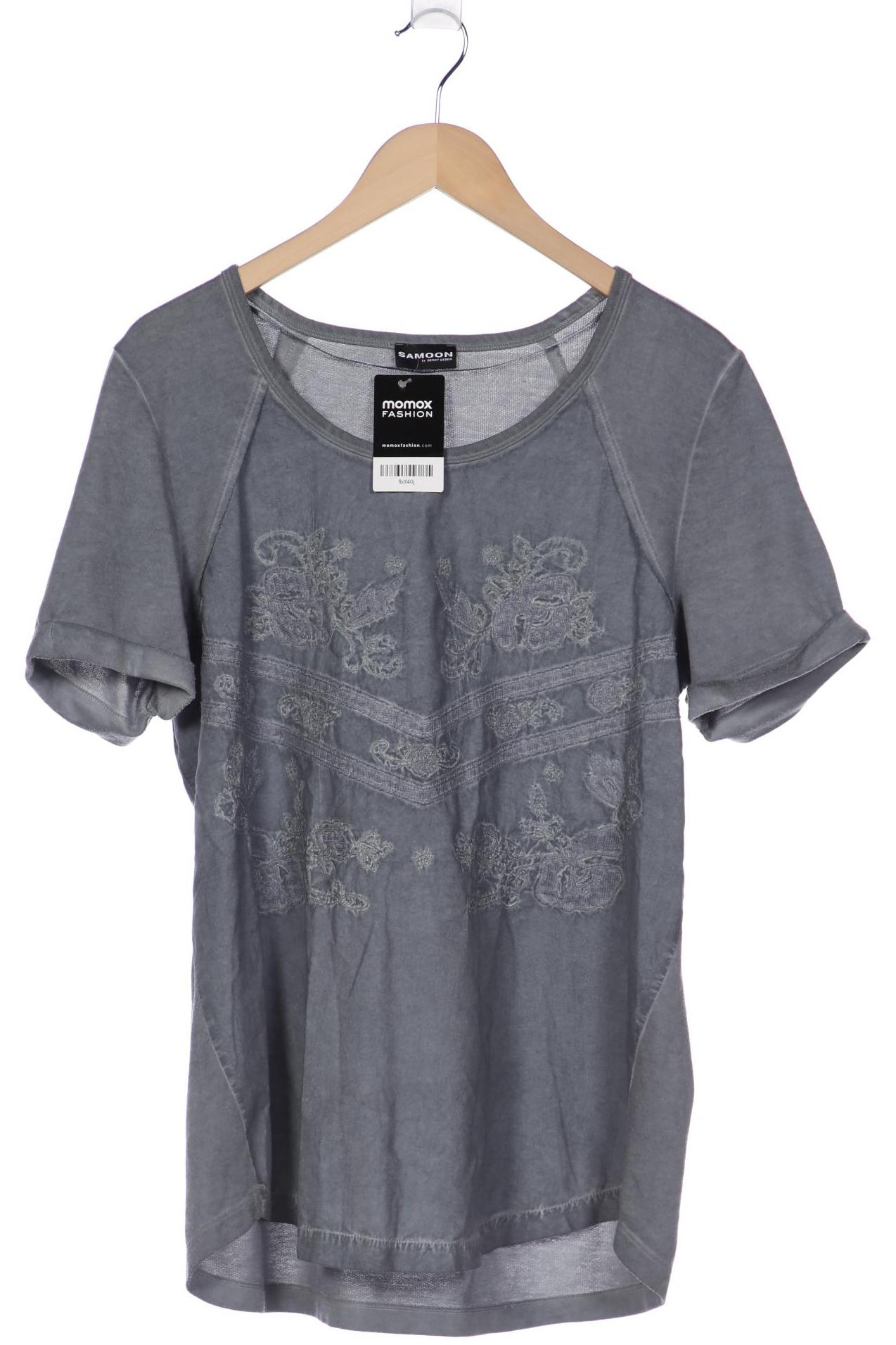 

Samoon by Gerry Weber Damen T-Shirt, grau, Gr. 46