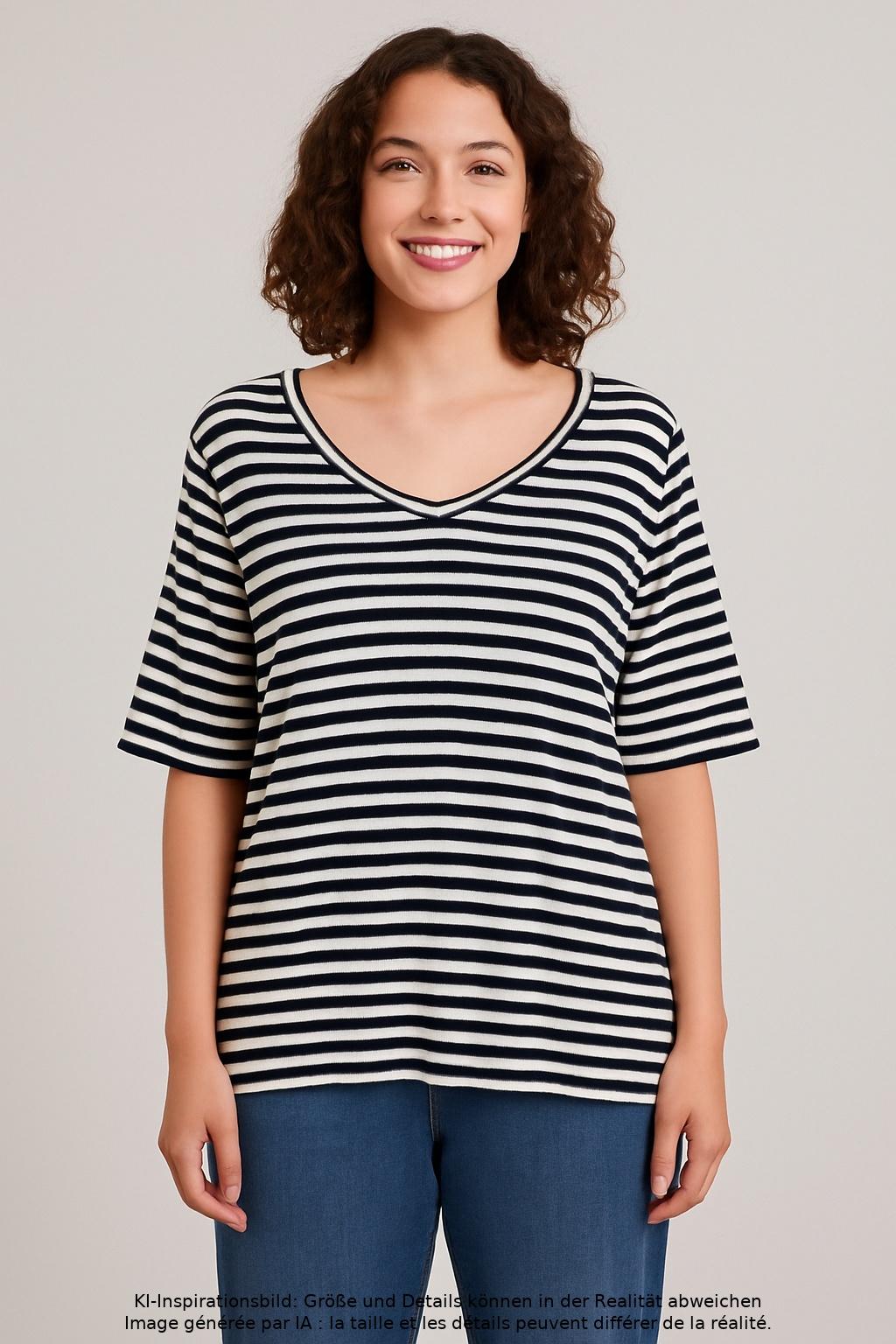 

Samoon by Gerry Weber Damen T-Shirt, mehrfarbig, Gr. 52