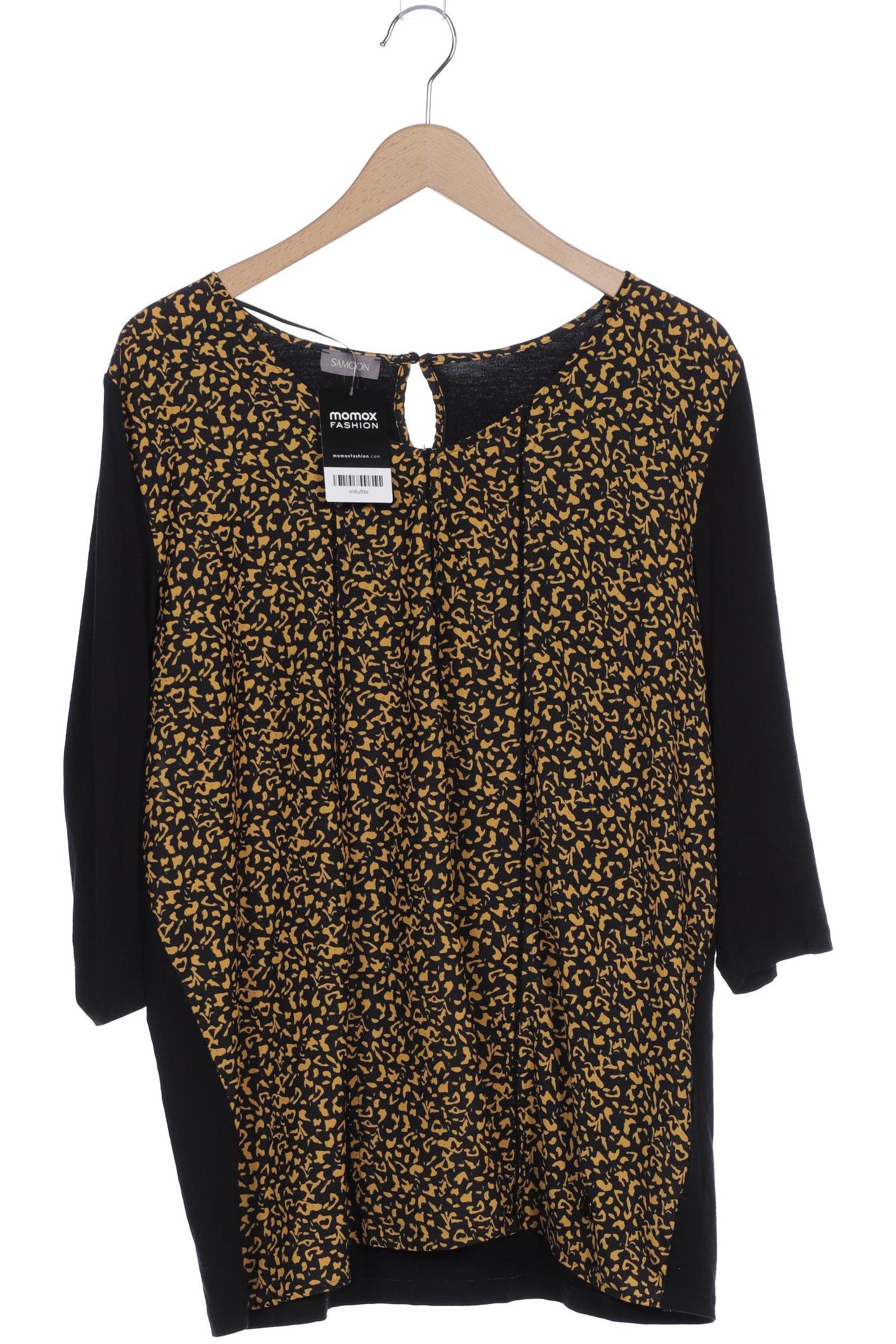 

Samoon by Gerry Weber Damen Langarmshirt, schwarz, Gr. 46