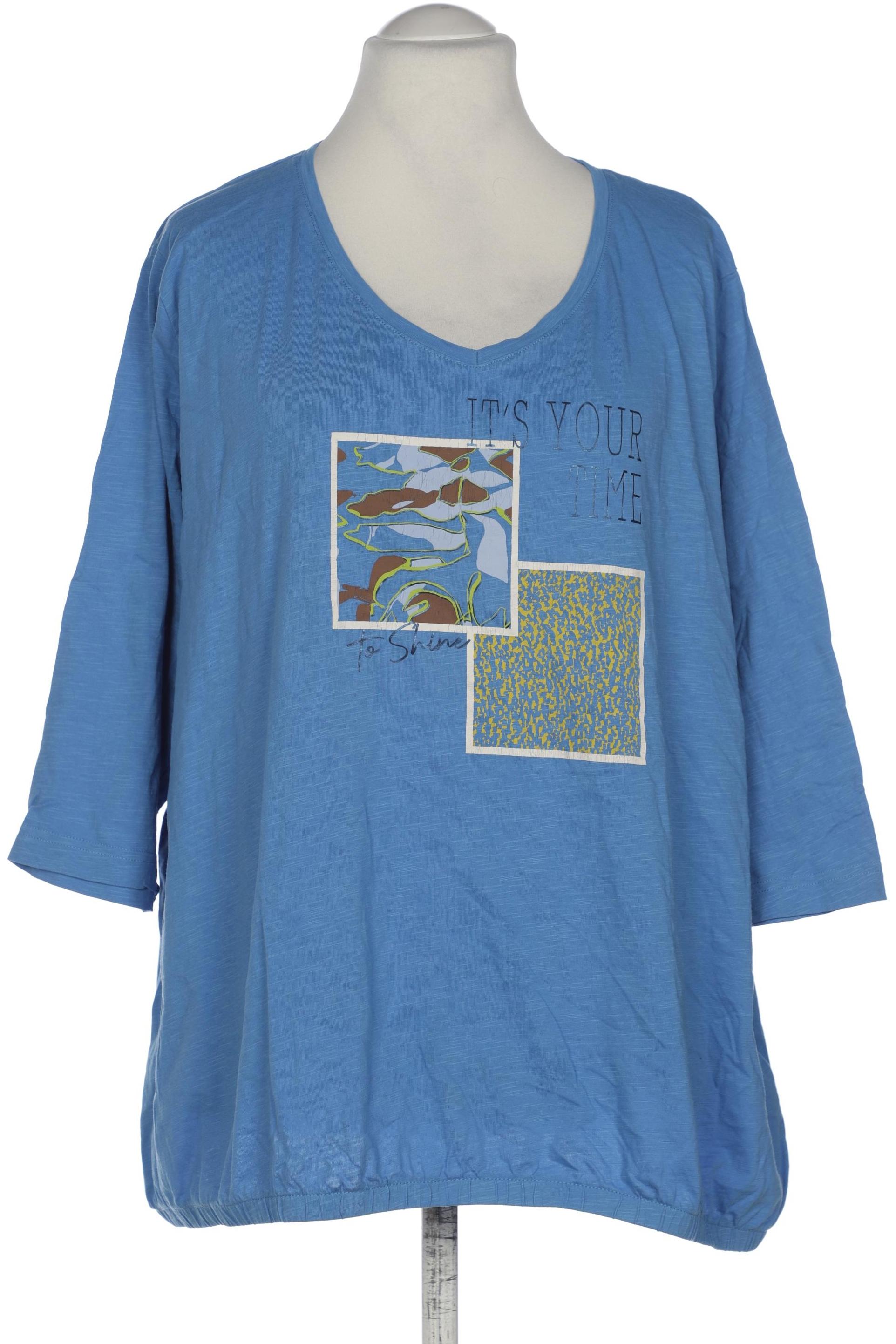 

Samoon by Gerry Weber Damen Langarmshirt, blau, Gr. 54