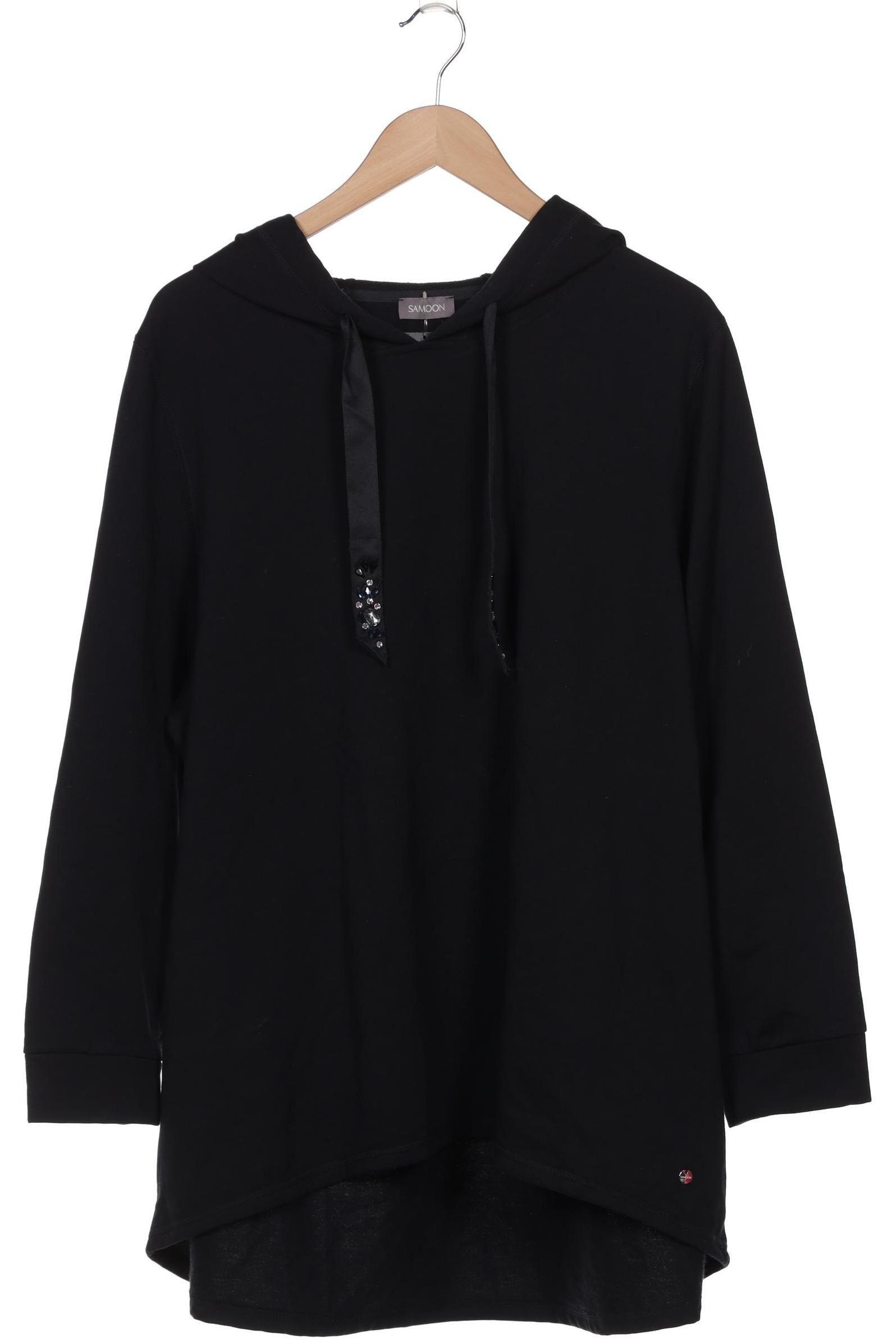 

Samoon by Gerry Weber Damen Kapuzenpullover, schwarz, Gr. 44