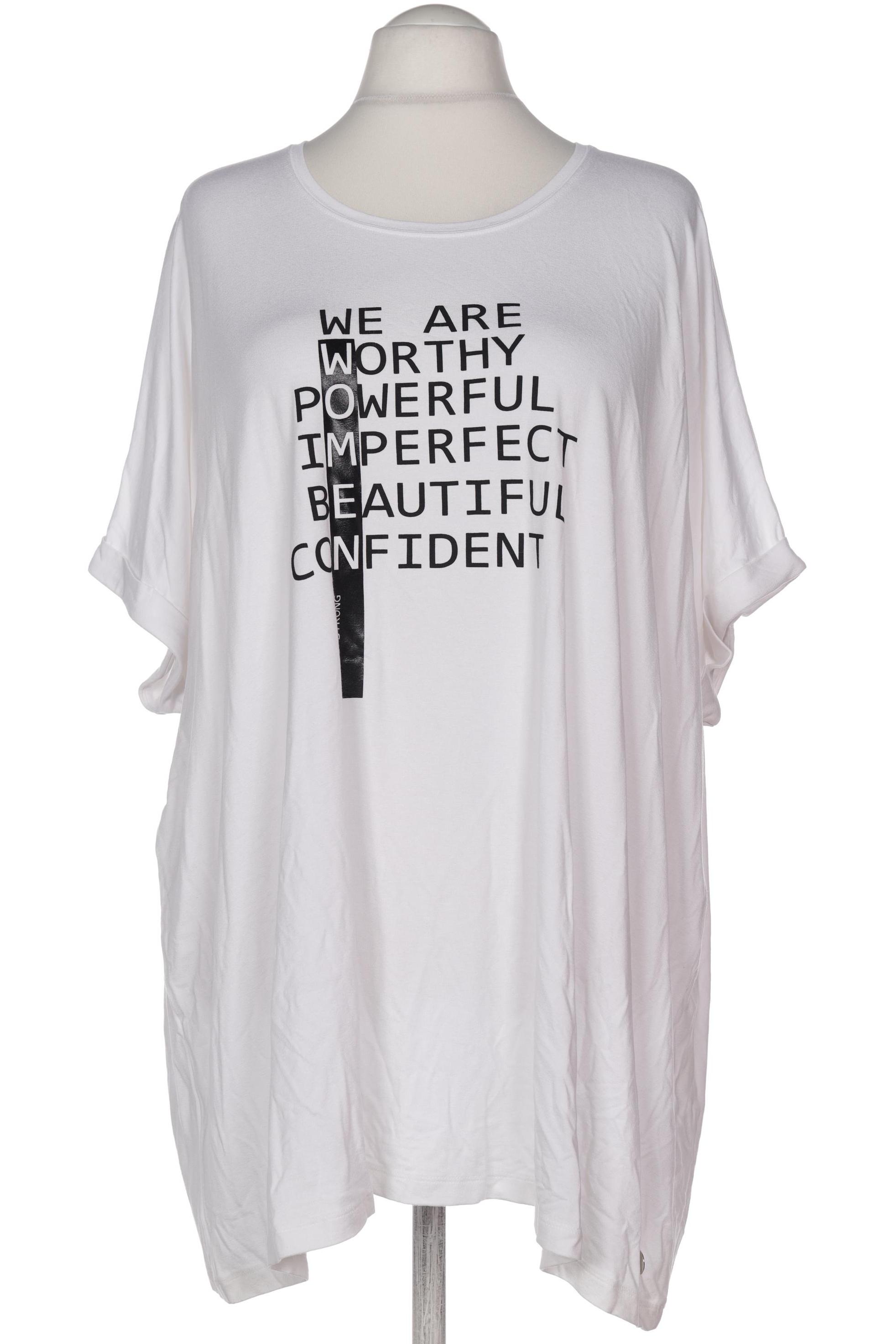 

Samoon by Gerry Weber Damen T-Shirt, weiß, Gr. 54