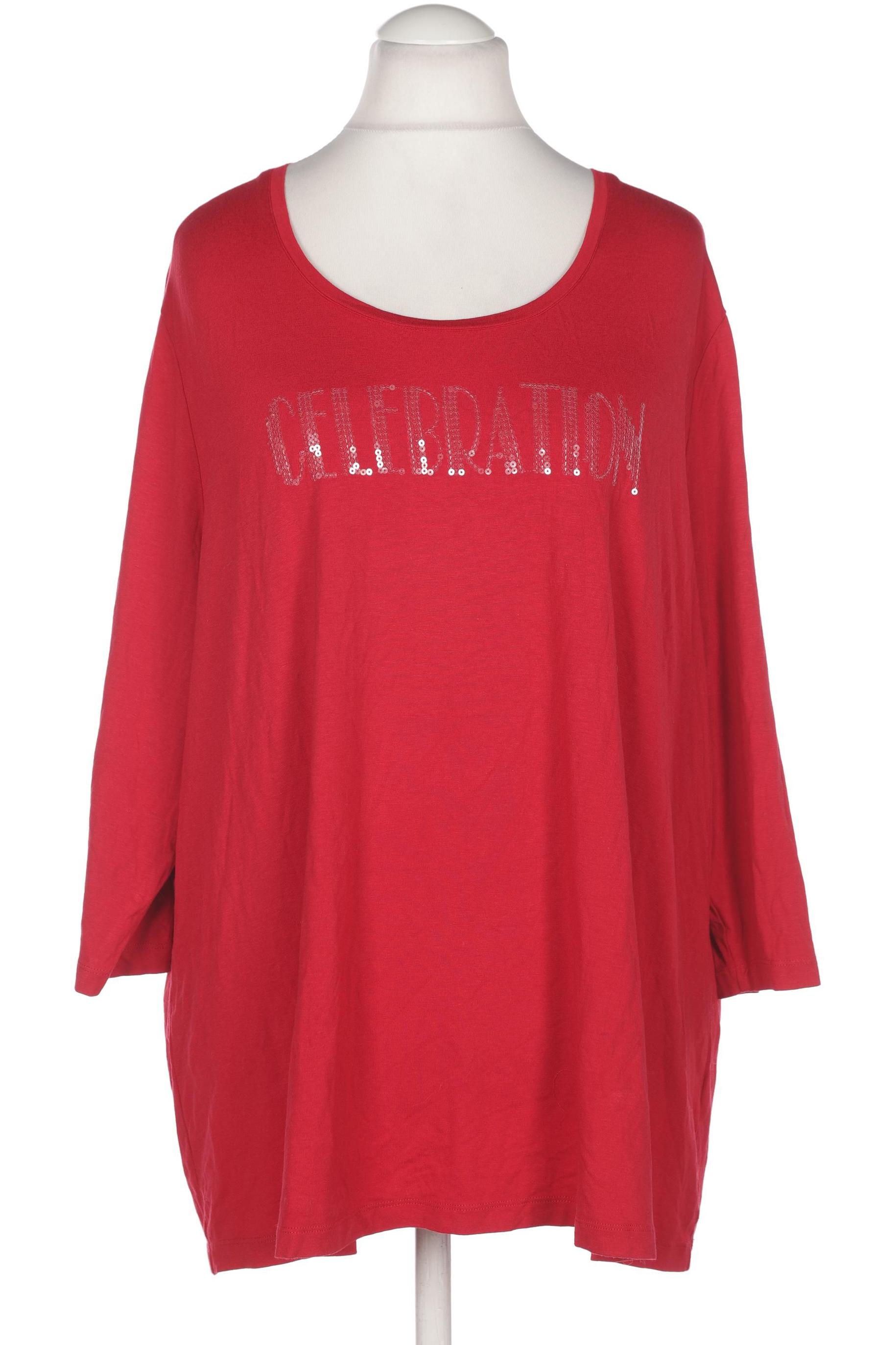 

Samoon by Gerry Weber Damen Langarmshirt, rot, Gr. 52