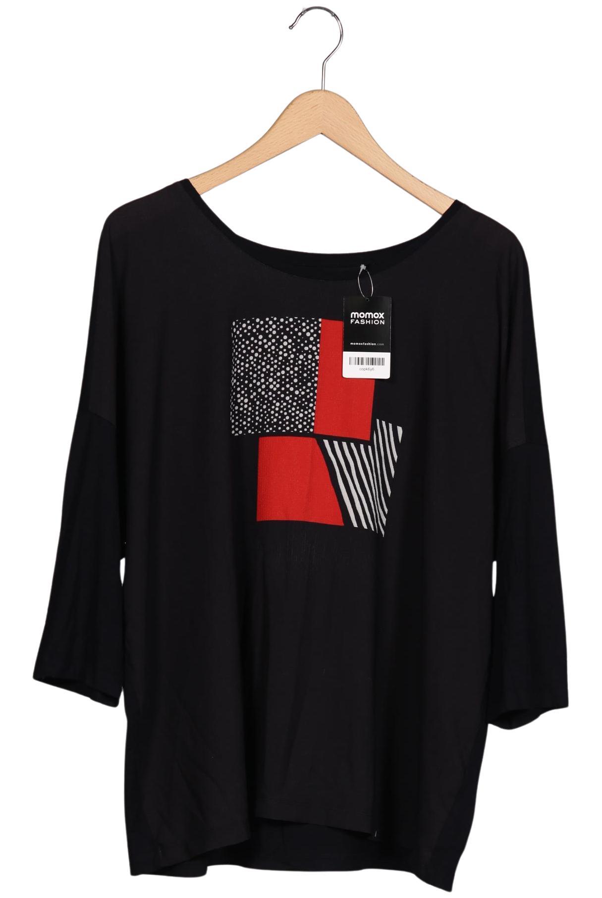 

Samoon by Gerry Weber Damen Langarmshirt, schwarz, Gr. 48