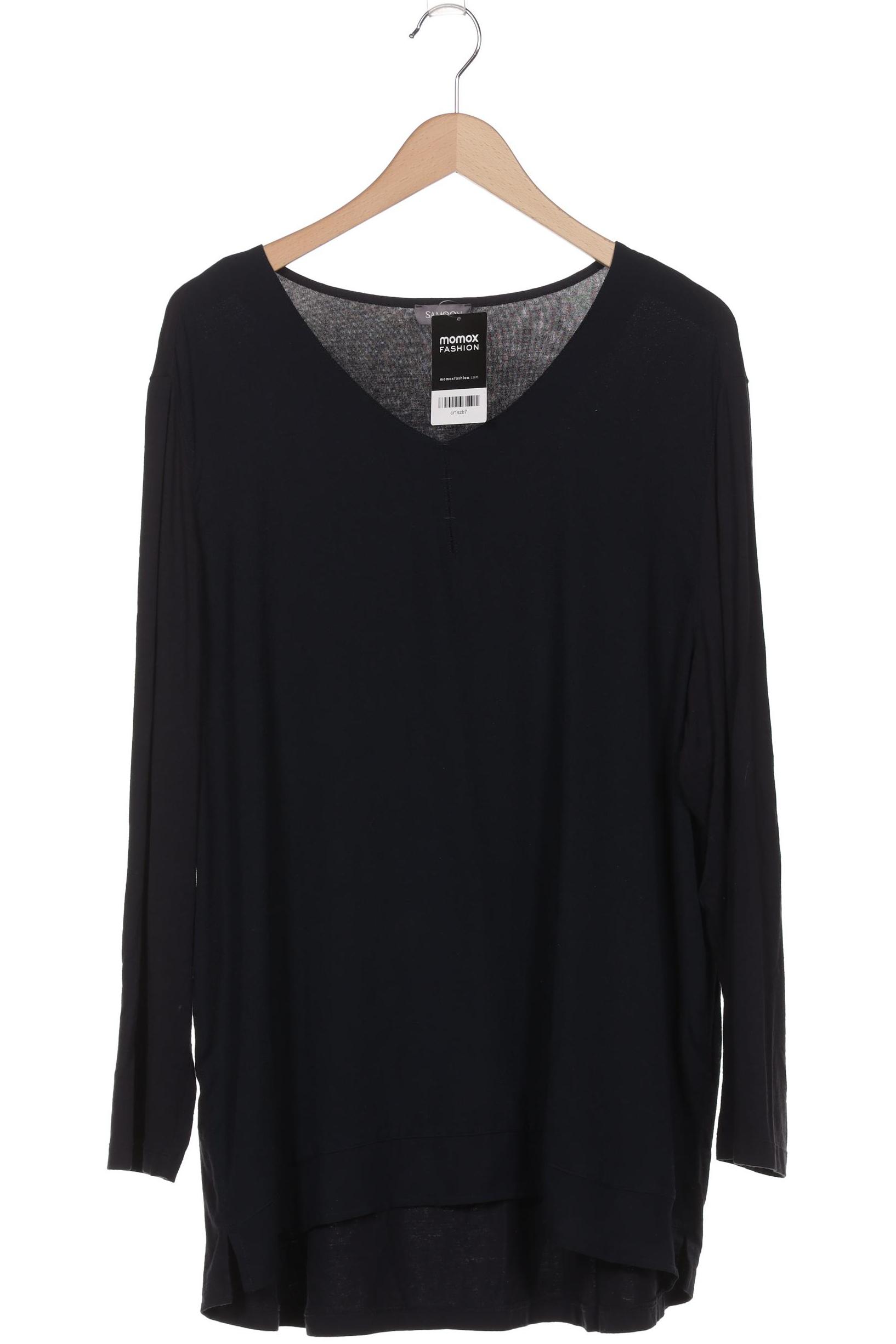 

Samoon by Gerry Weber Damen Langarmshirt, marineblau, Gr. 52