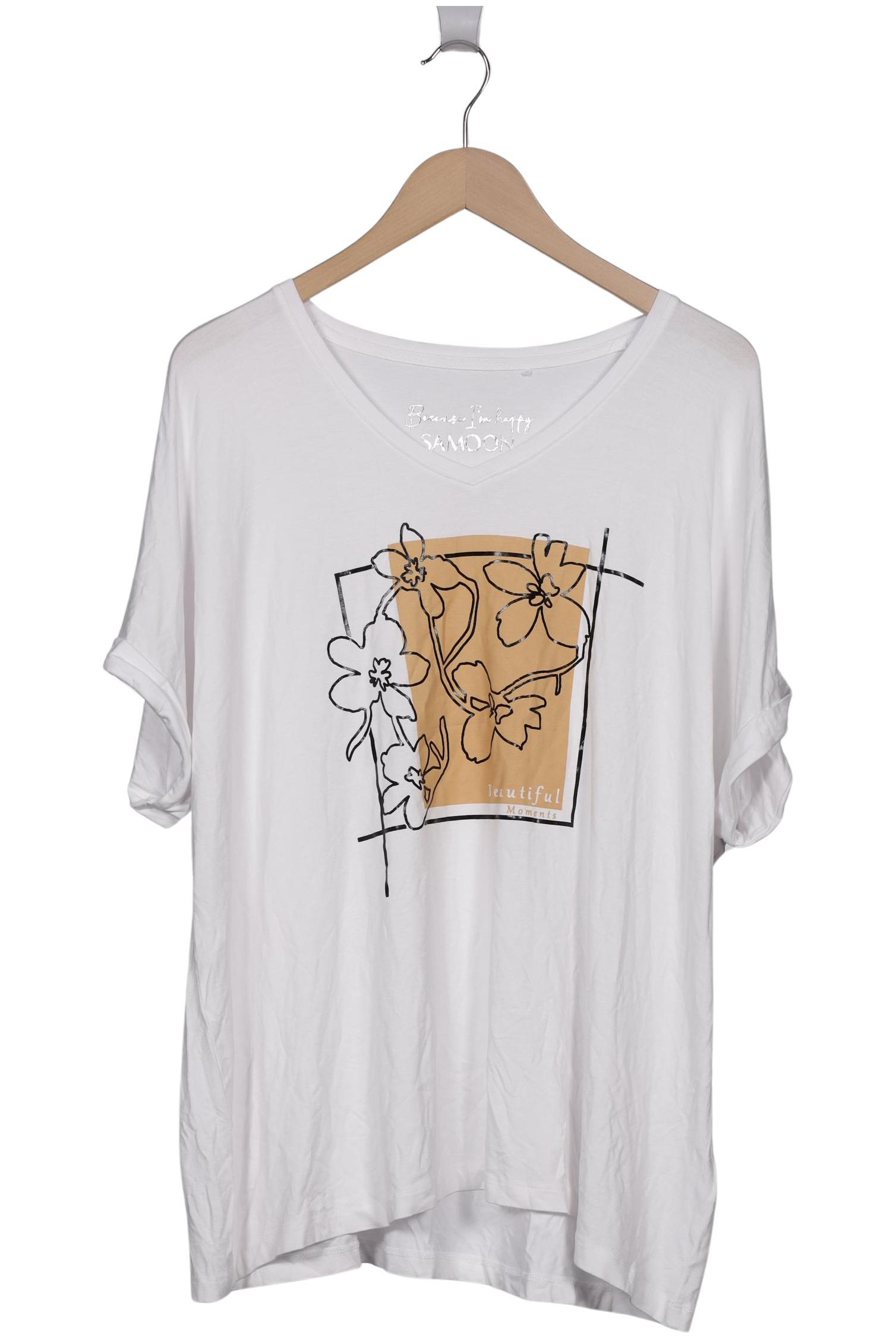 

Samoon by Gerry Weber Damen T-Shirt, weiß, Gr. 50