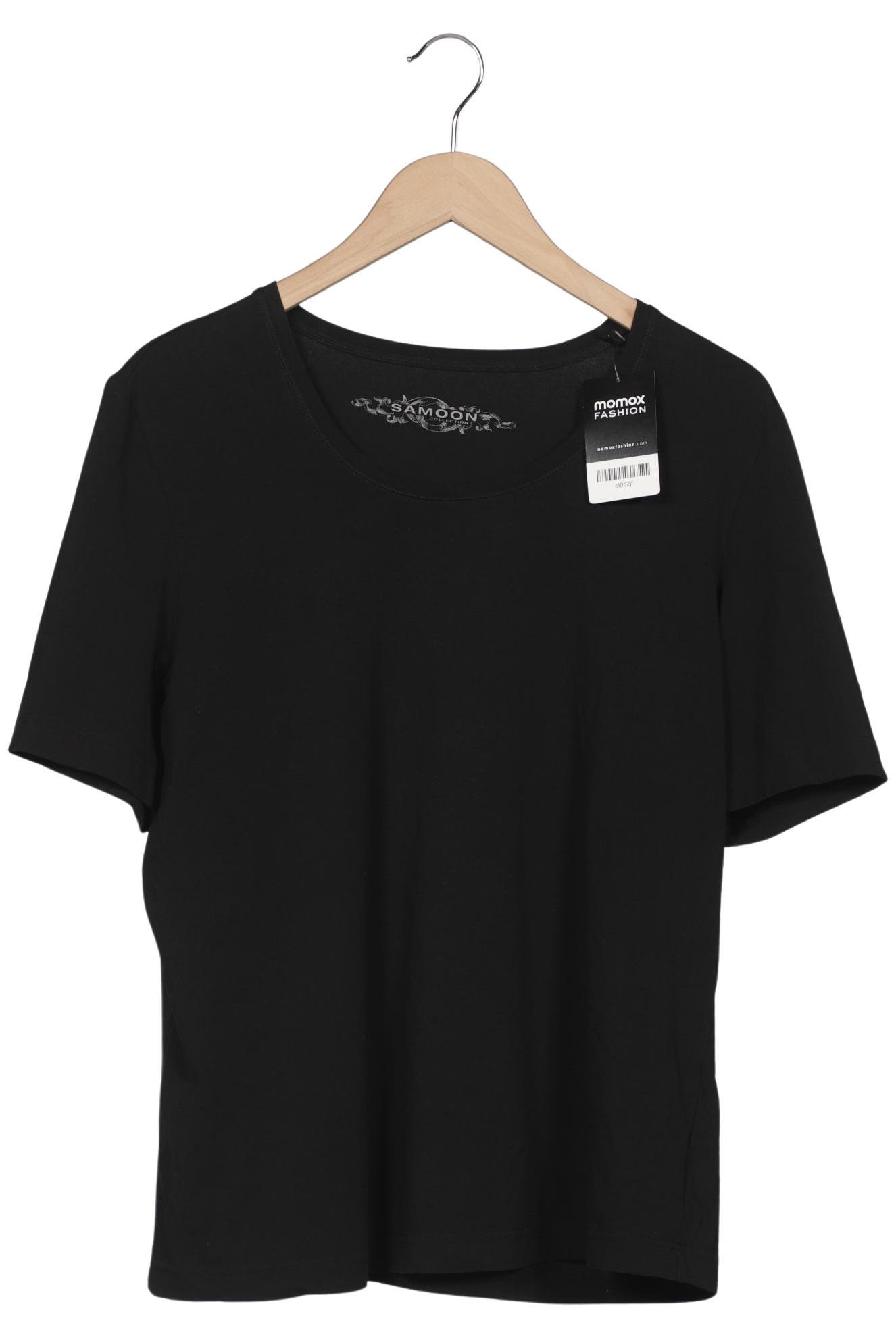 

Samoon by Gerry Weber Damen T-Shirt, schwarz, Gr. 46