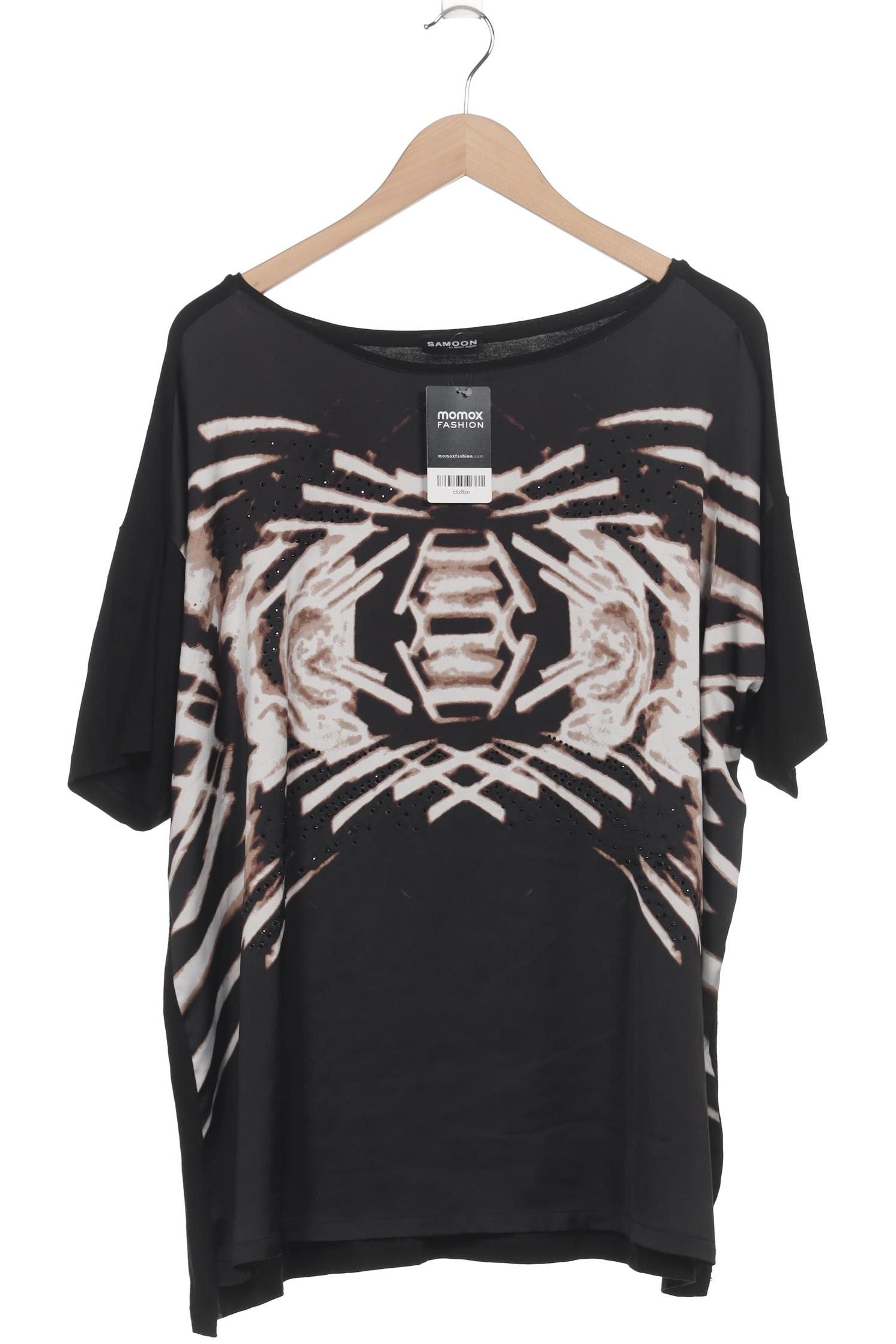 

Samoon by Gerry Weber Damen T-Shirt, schwarz, Gr. 48