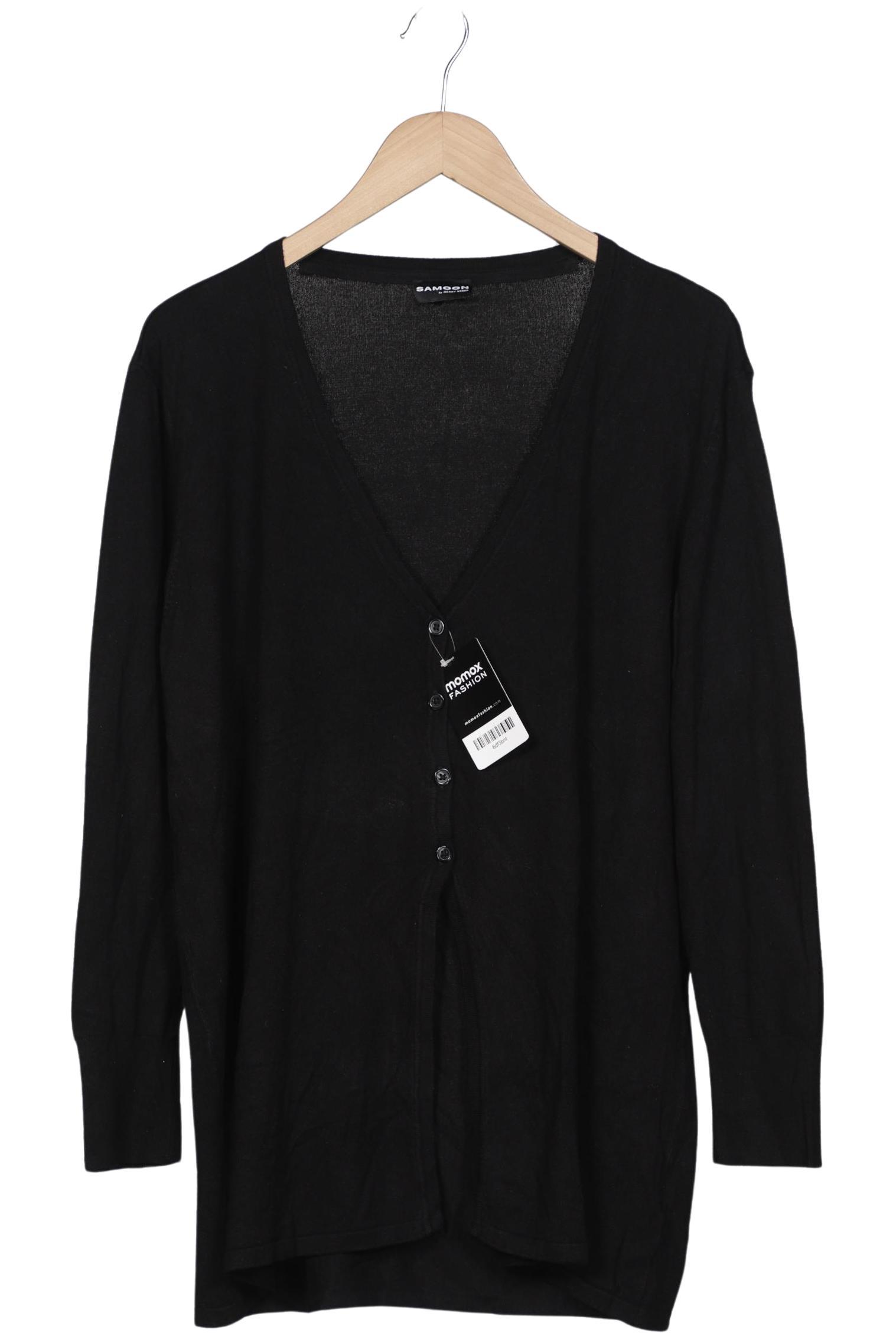 

Samoon by Gerry Weber Damen Strickjacke, schwarz, Gr. 48
