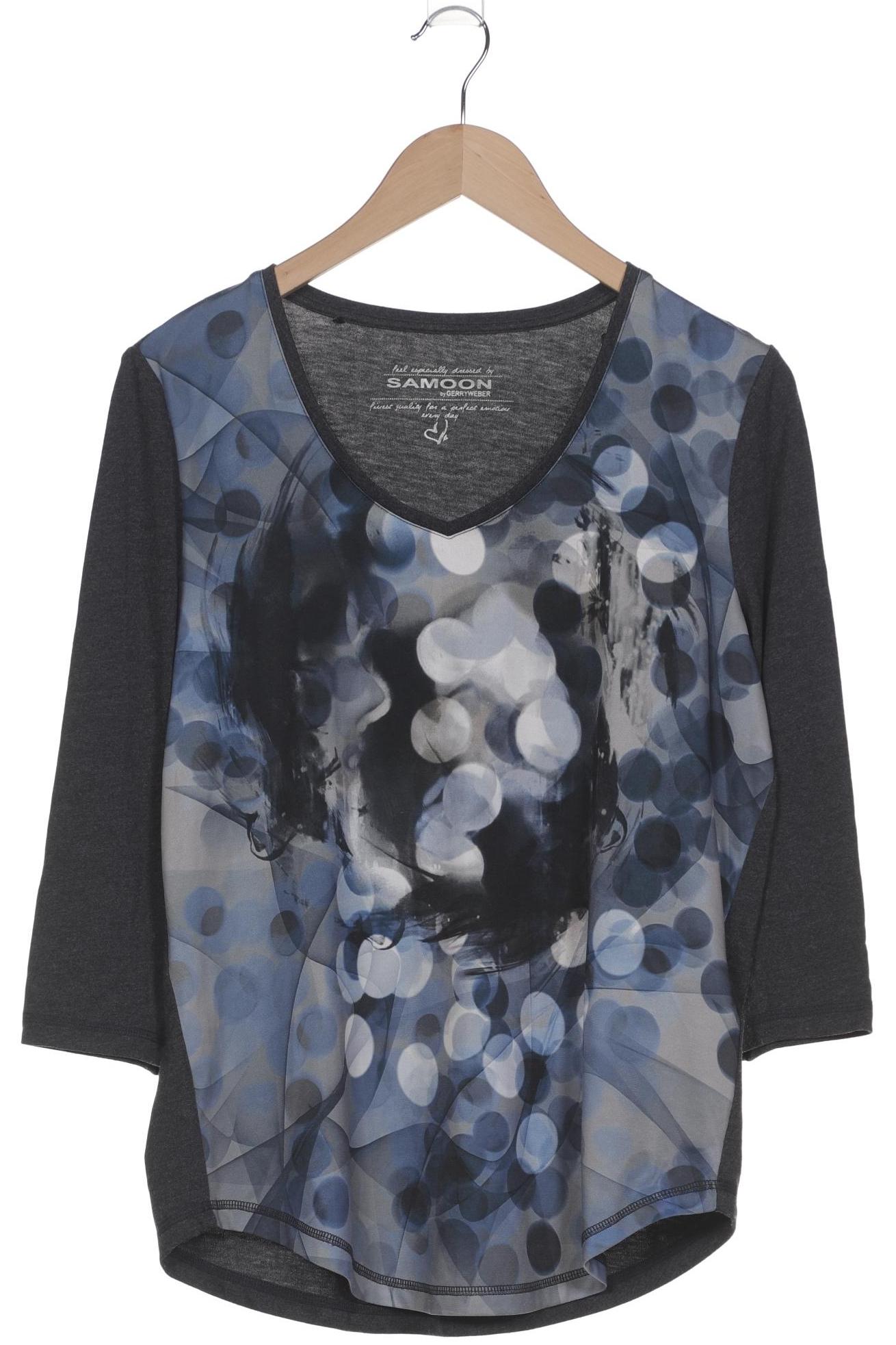 

Samoon by Gerry Weber Damen Langarmshirt, grau, Gr. 40