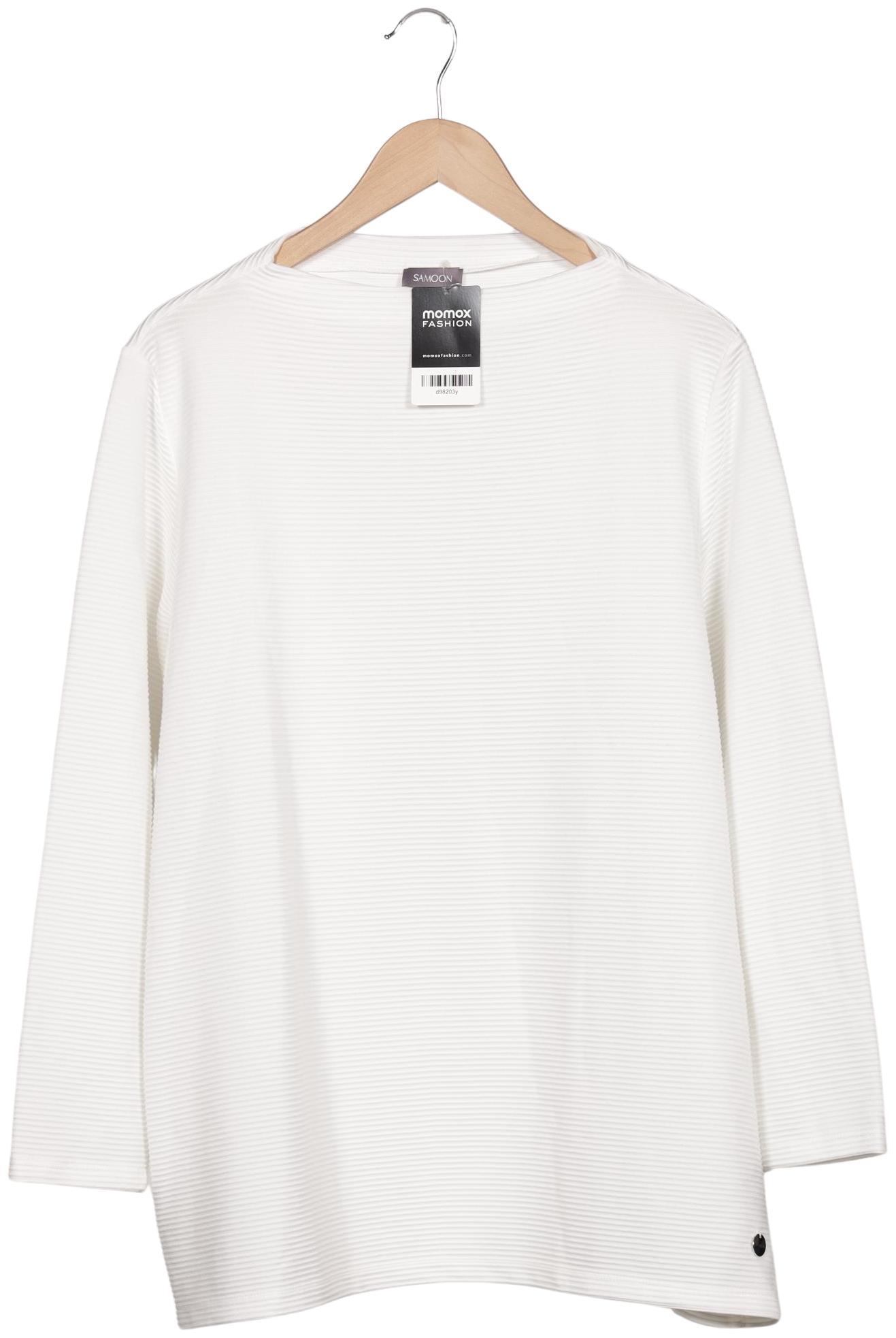 

Samoon by Gerry Weber Damen Sweatshirt, weiß, Gr. 50