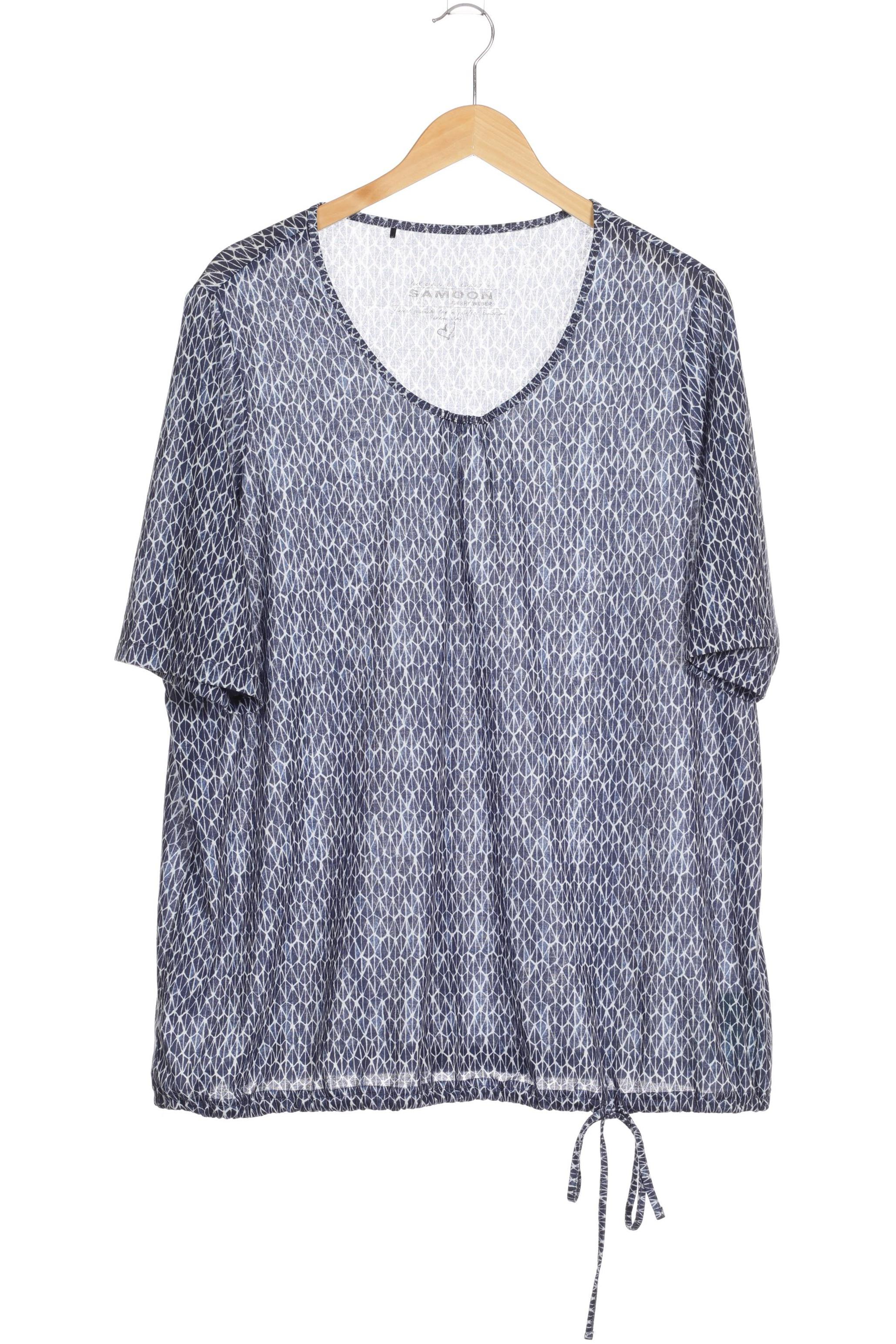 

Samoon by Gerry Weber Damen T-Shirt, blau, Gr. 50