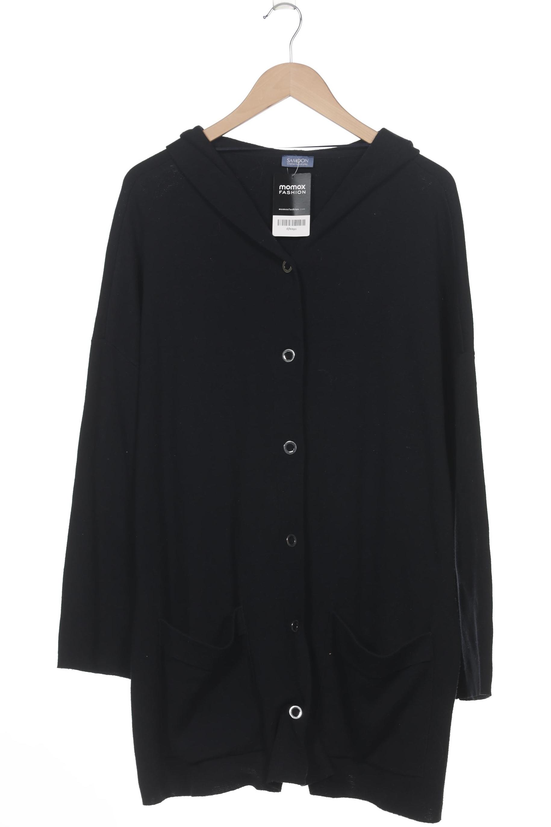 

Samoon by Gerry Weber Damen Strickjacke, schwarz, Gr. 52
