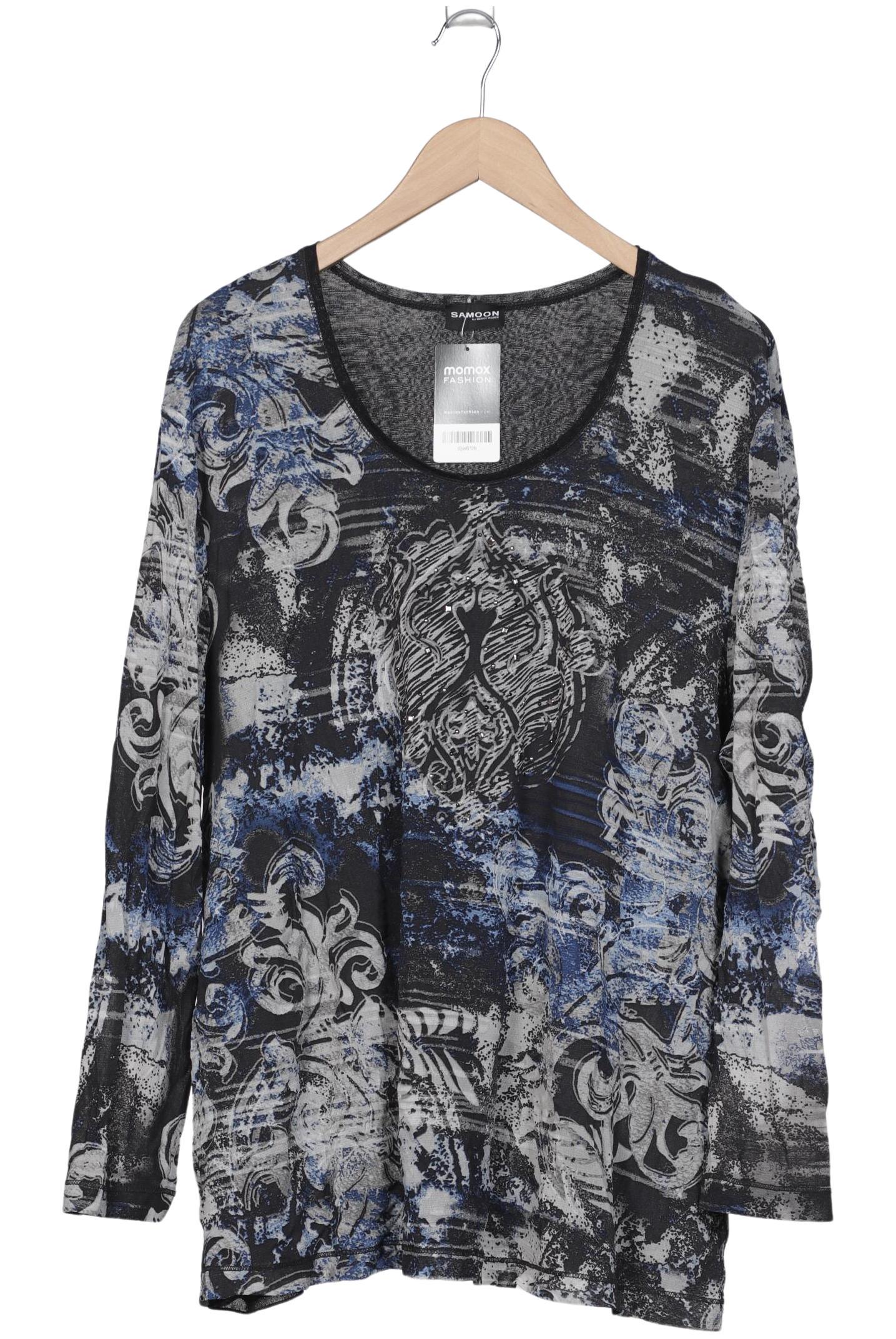 

Samoon by Gerry Weber Damen Langarmshirt, mehrfarbig, Gr. 54