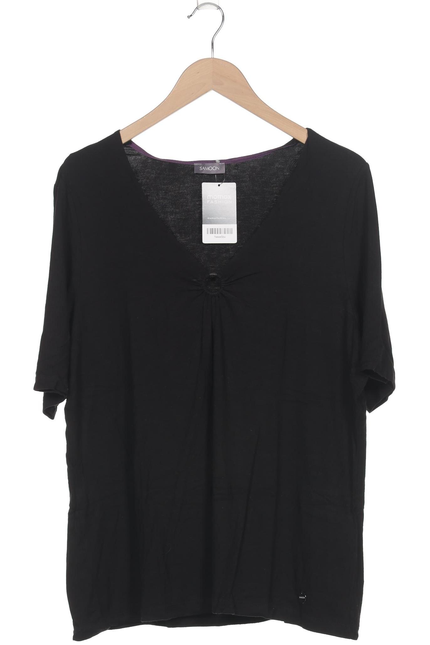 

Samoon by Gerry Weber Damen T-Shirt, schwarz, Gr. 46