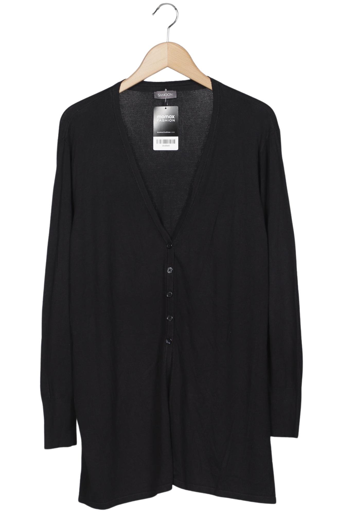 

Samoon by Gerry Weber Damen Strickjacke, schwarz, Gr. 48