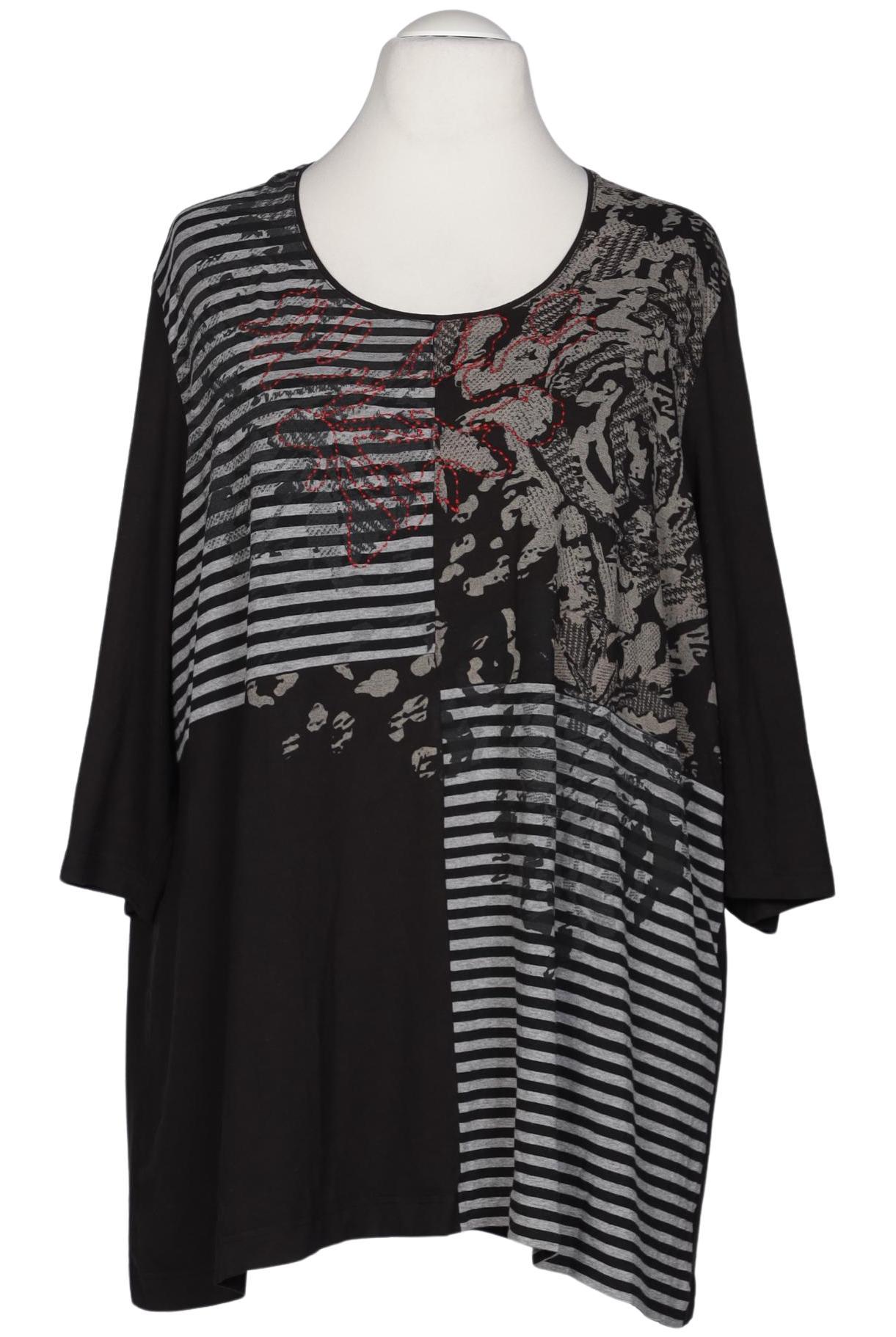 

Samoon by Gerry Weber Damen Langarmshirt, schwarz, Gr. 56