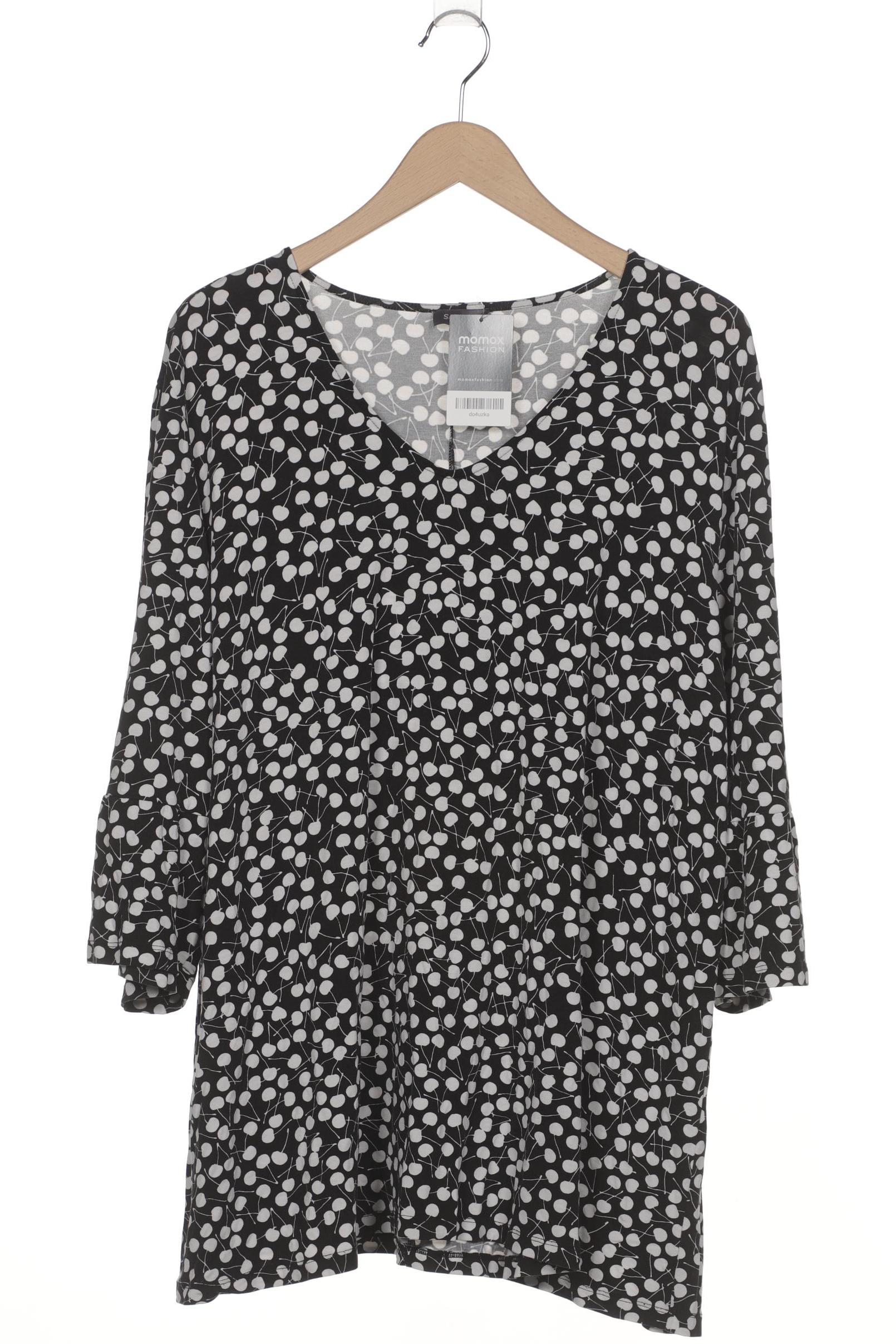 

Samoon by Gerry Weber Damen Langarmshirt, schwarz, Gr. 48