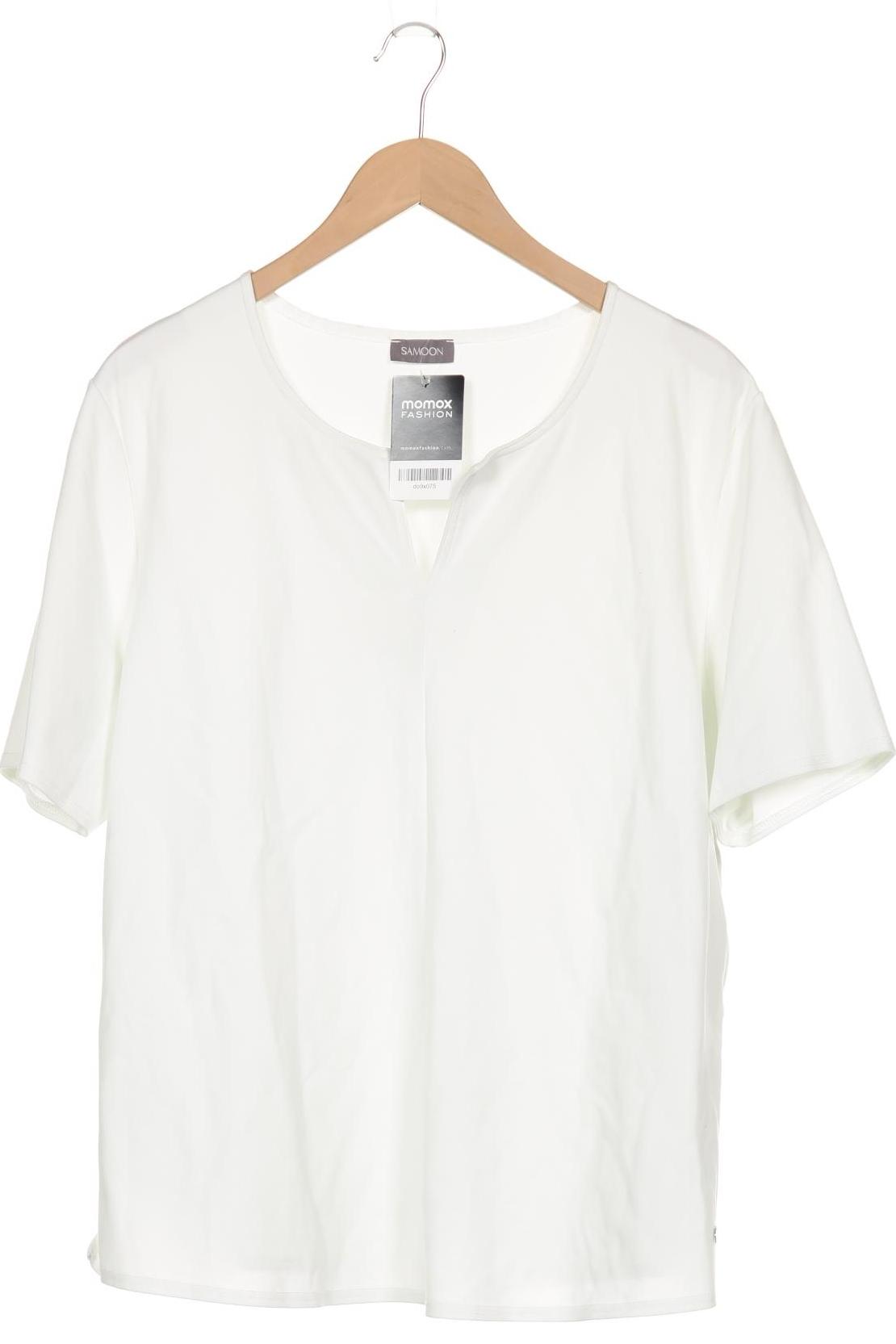 

Samoon by Gerry Weber Damen T-Shirt, weiß, Gr. 50
