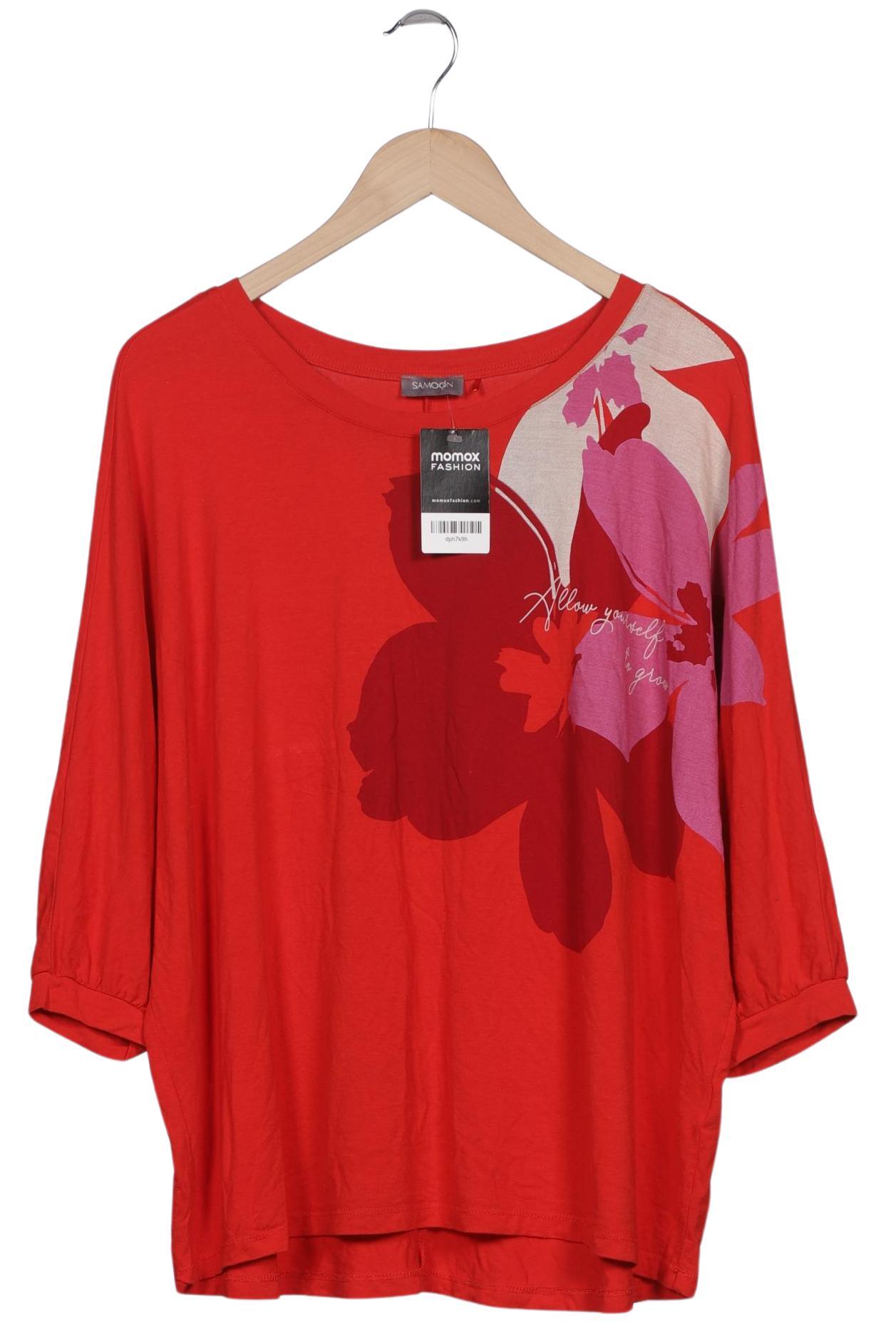 

Samoon by Gerry Weber Damen T-Shirt, rot, Gr. 48