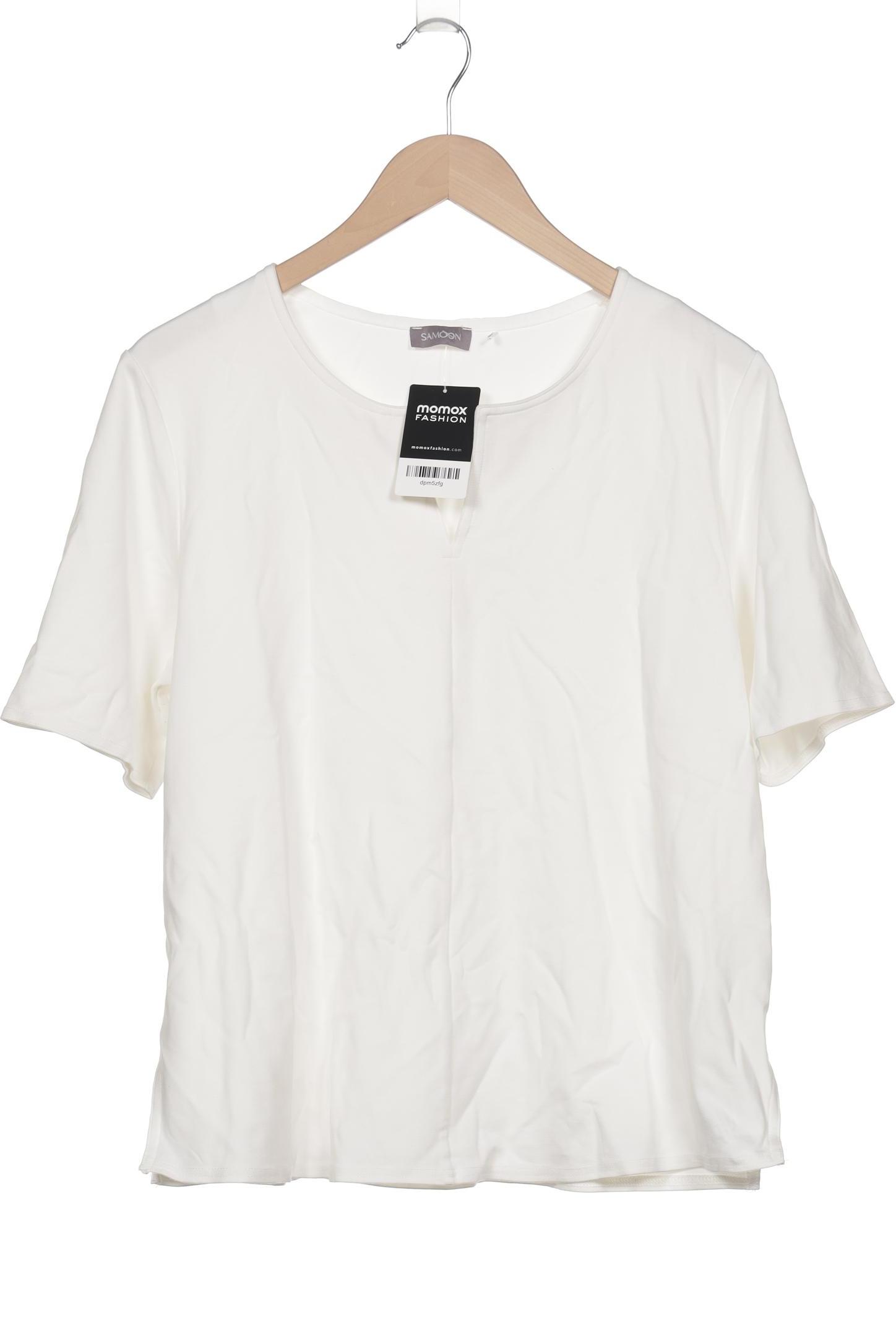 

Samoon by Gerry Weber Damen T-Shirt, weiß, Gr. 44