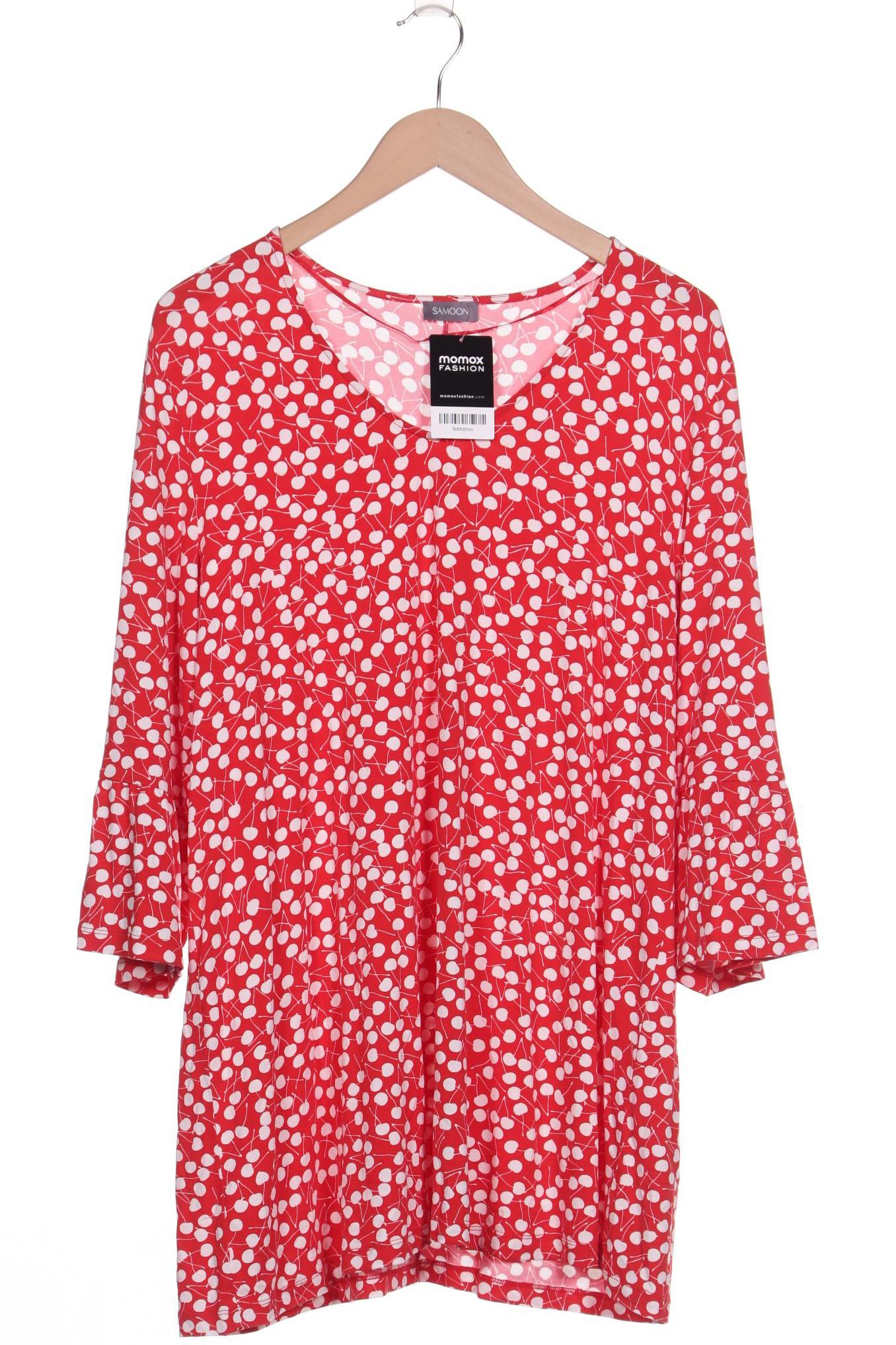 

Samoon by Gerry Weber Damen Langarmshirt, rot, Gr. 48