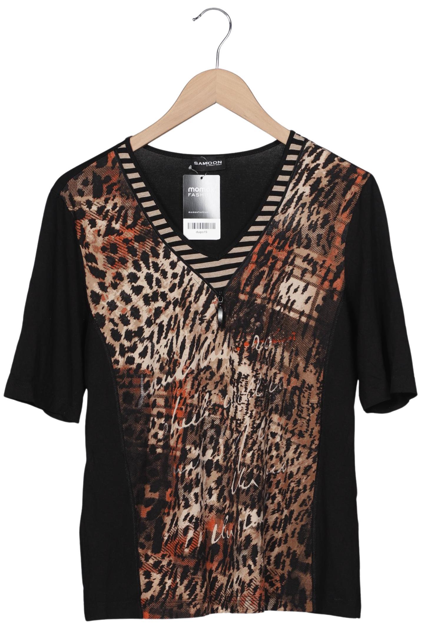 Thumbnail - Samoon by Gerry Weber Damen T-Shirt, schwarz, Gr. 42