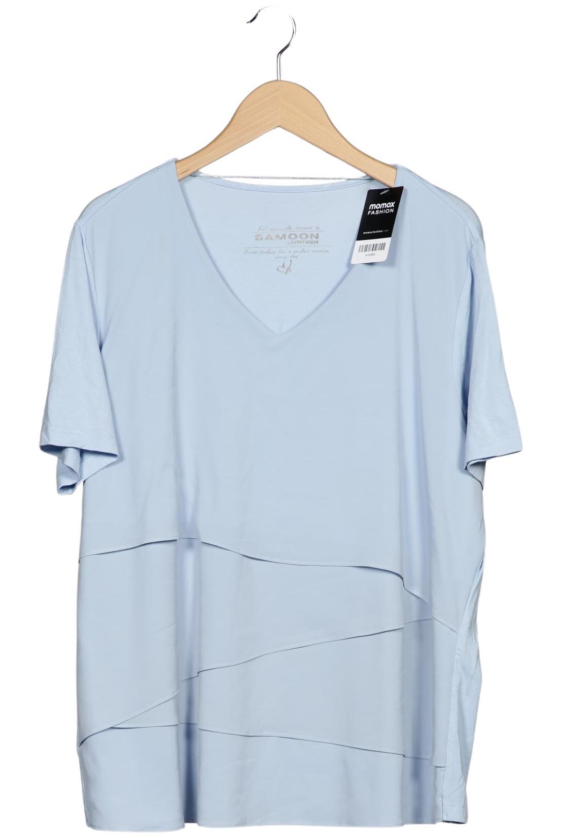 

Samoon by Gerry Weber Damen T-Shirt, hellblau, Gr. 46