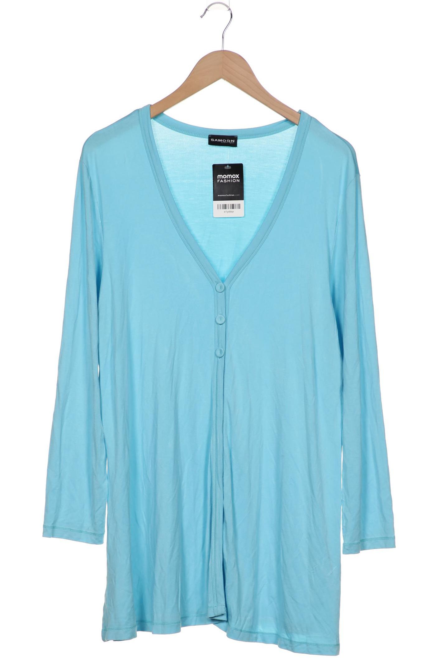 

Samoon by Gerry Weber Damen Strickjacke, hellblau, Gr. 46
