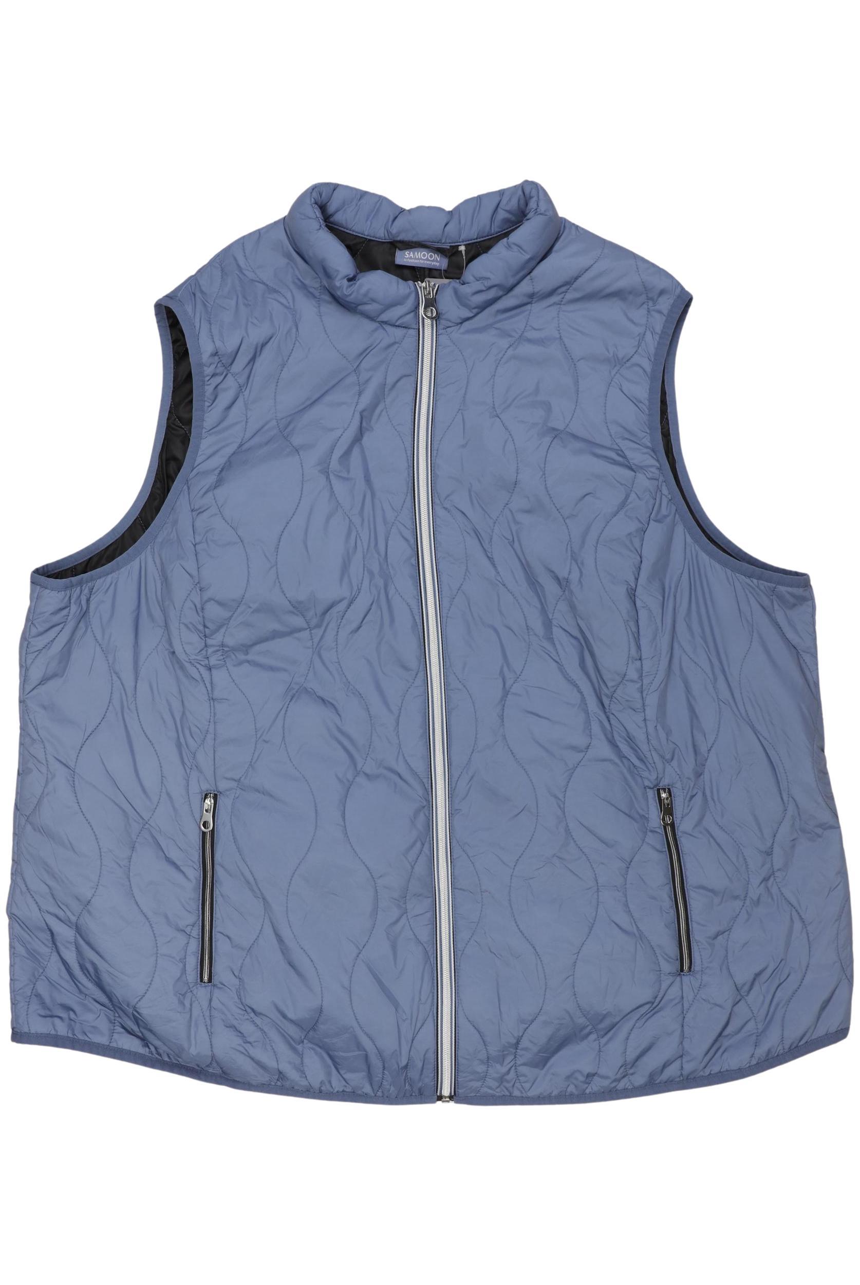 

Samoon by Gerry Weber Damen Weste, blau, Gr. 56