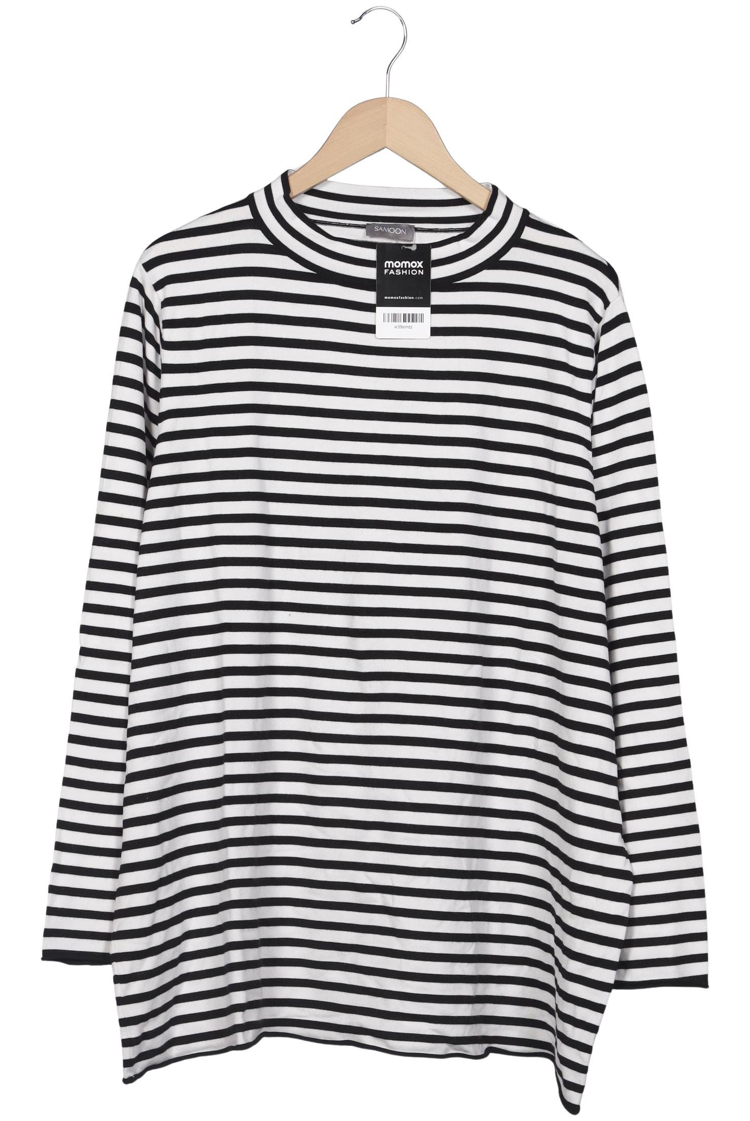 

Samoon by Gerry Weber Damen Langarmshirt, weiß, Gr. 46