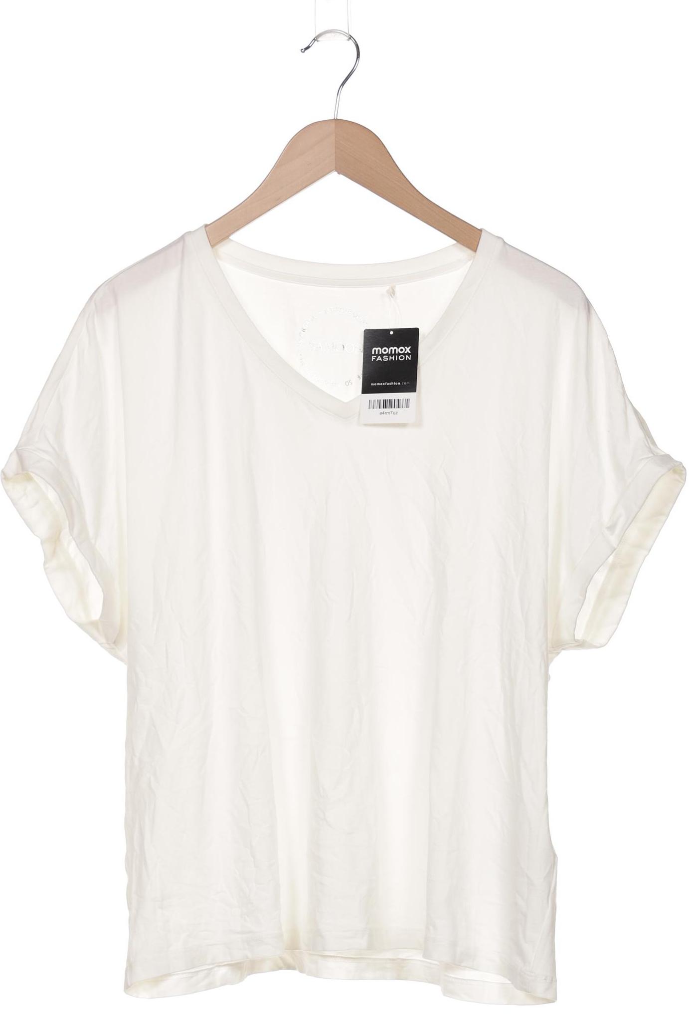 

Samoon by Gerry Weber Damen T-Shirt, cremeweiß, Gr. 42