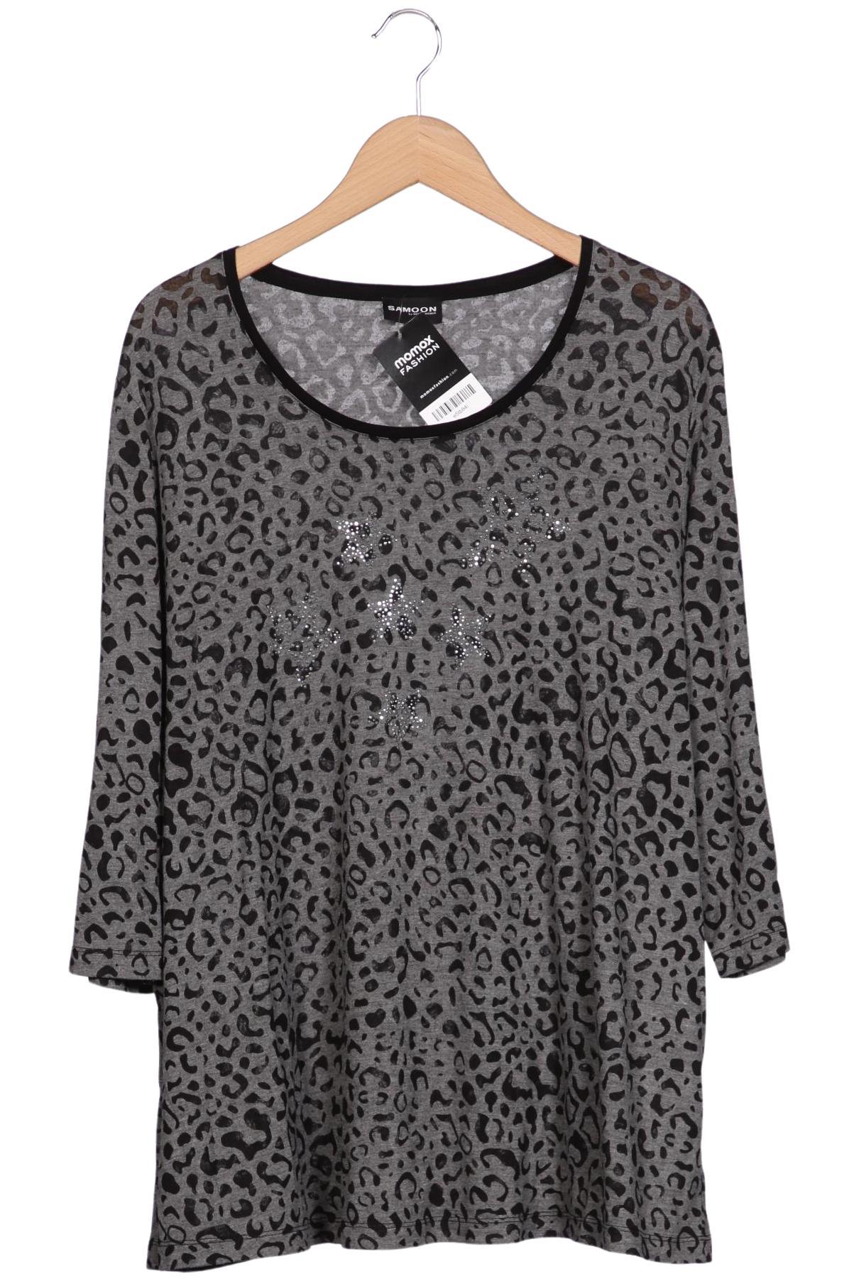 

Samoon by Gerry Weber Damen Langarmshirt, grau, Gr. 52