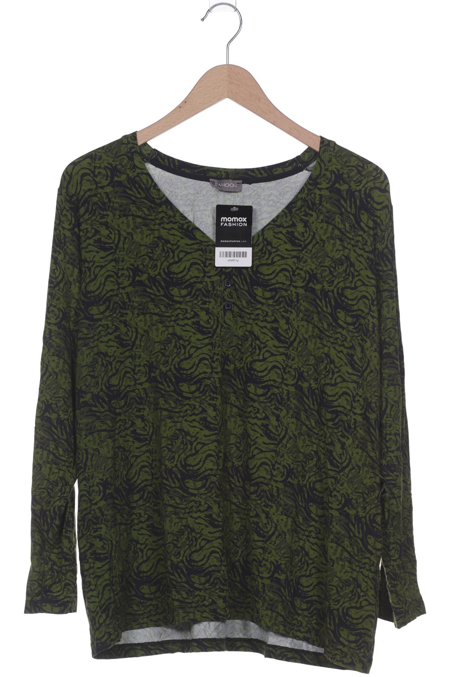 

Samoon by Gerry Weber Damen Langarmshirt, grün, Gr. 46