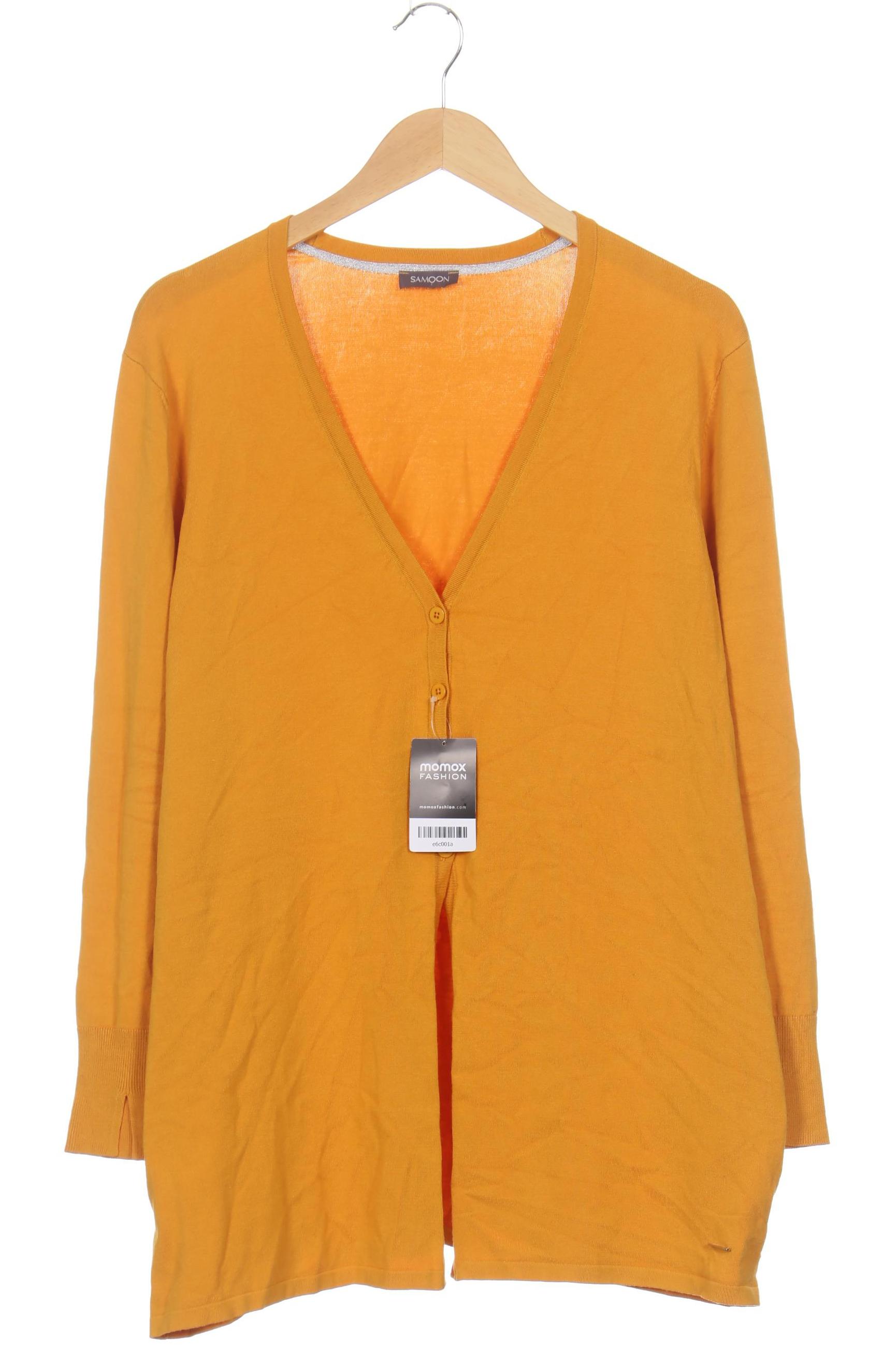 

Samoon by Gerry Weber Damen Strickjacke, gelb, Gr. 46